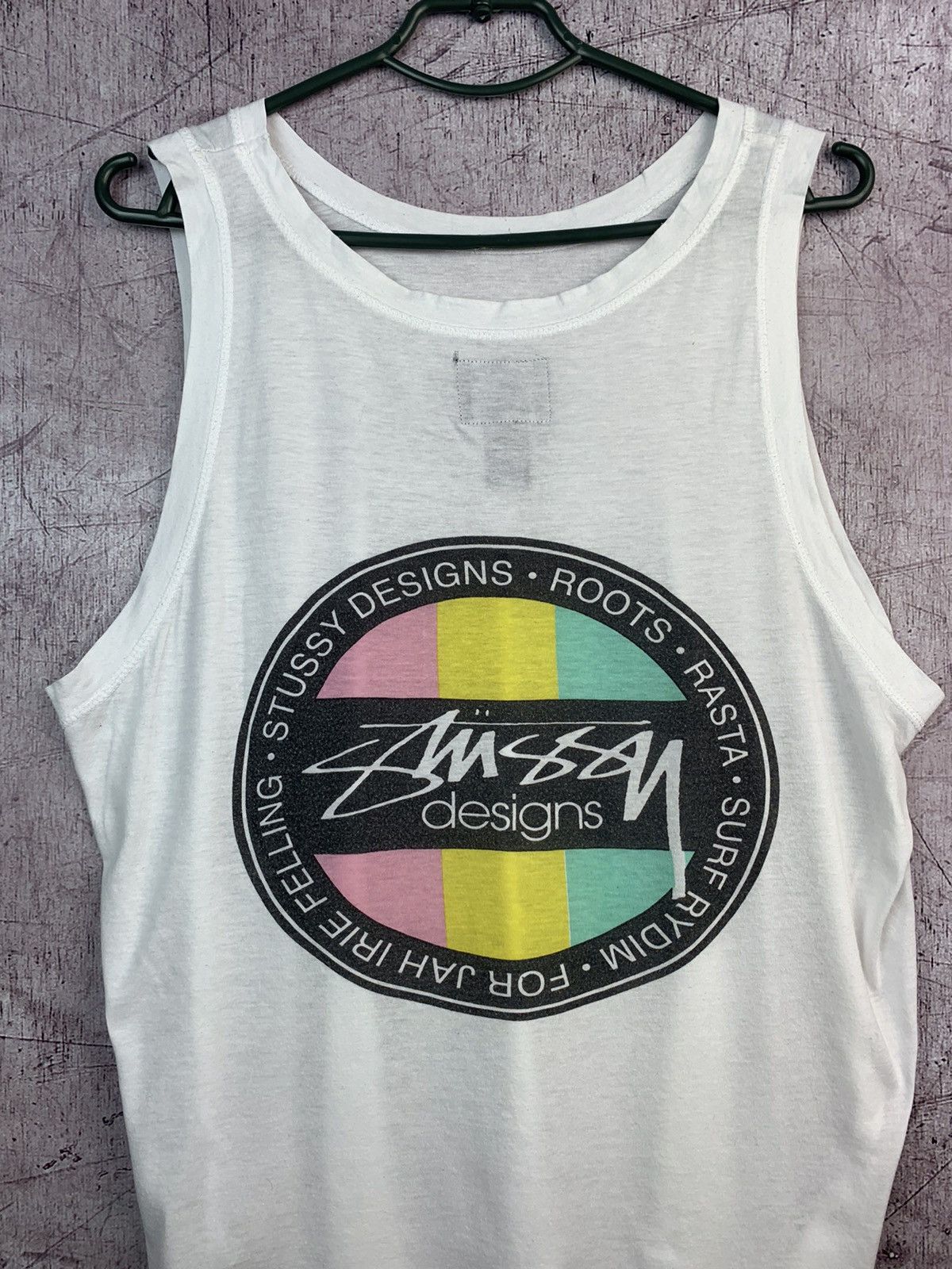 Stussy × Vintage Vintage Stussy Mens Sleeveless T-Shirt Size US M / EU 48-50 / 2 - 8 Thumbnail