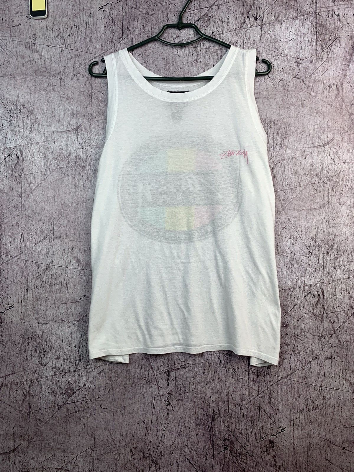 Stussy × Vintage Vintage Stussy Mens Sleeveless T-Shirt Size US M / EU 48-50 / 2 - 2 Thumbnail