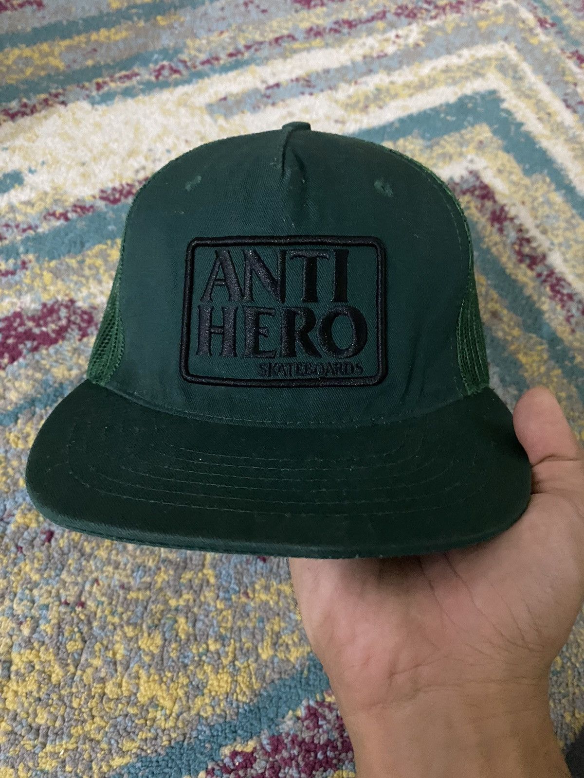 Antihero 🇺🇸 Vintage 90’s AntiHero Trucker Snapback Skateboard Hat Size ONE SIZE - 4 Thumbnail