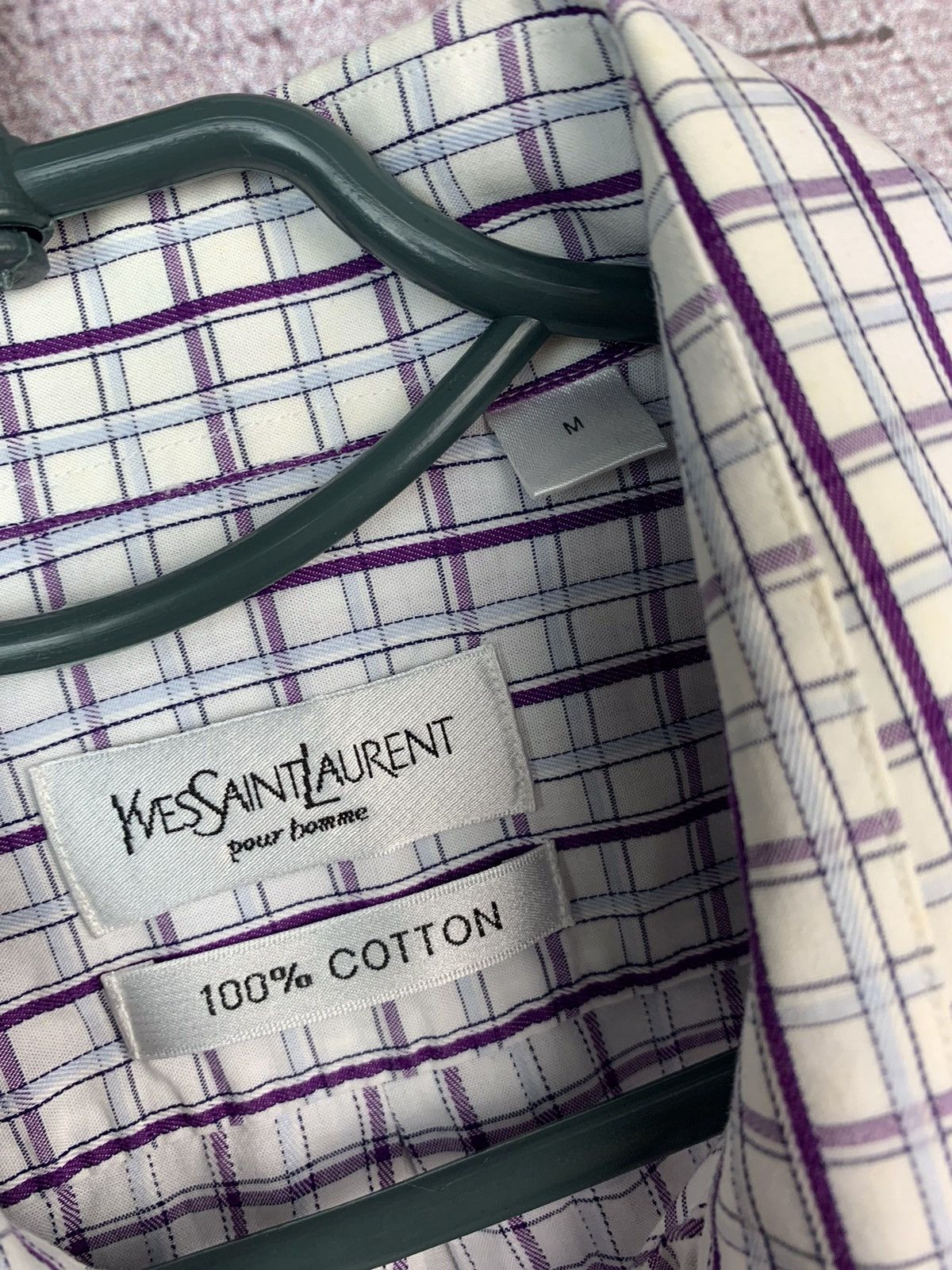 Yves Saint Laurent Yves Saint Laurent Vintage YSL Long Sleeve Shirt Size US M / EU 48-50 / 2 - 3 Thumbnail