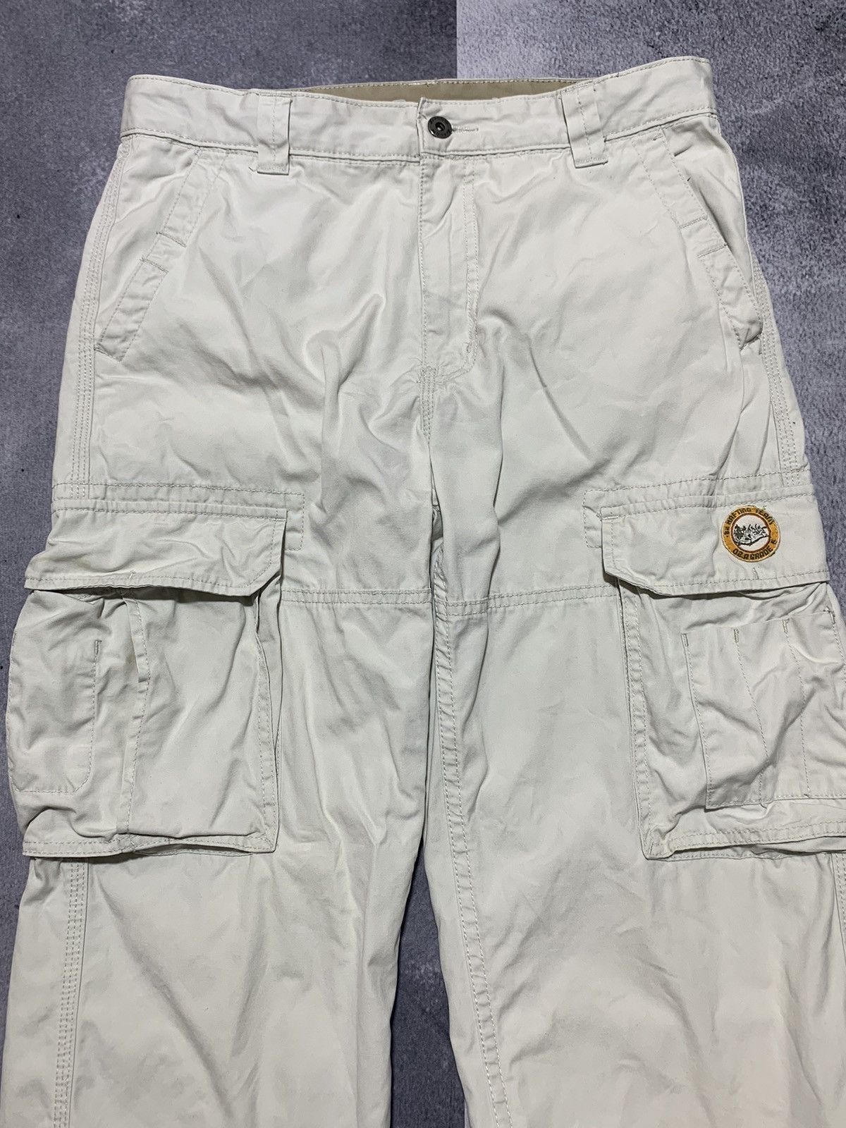 Vintage Vintage Y2K wide cargo pants 2/1 workwear style size 33x34 Size US 33 - 3 Thumbnail