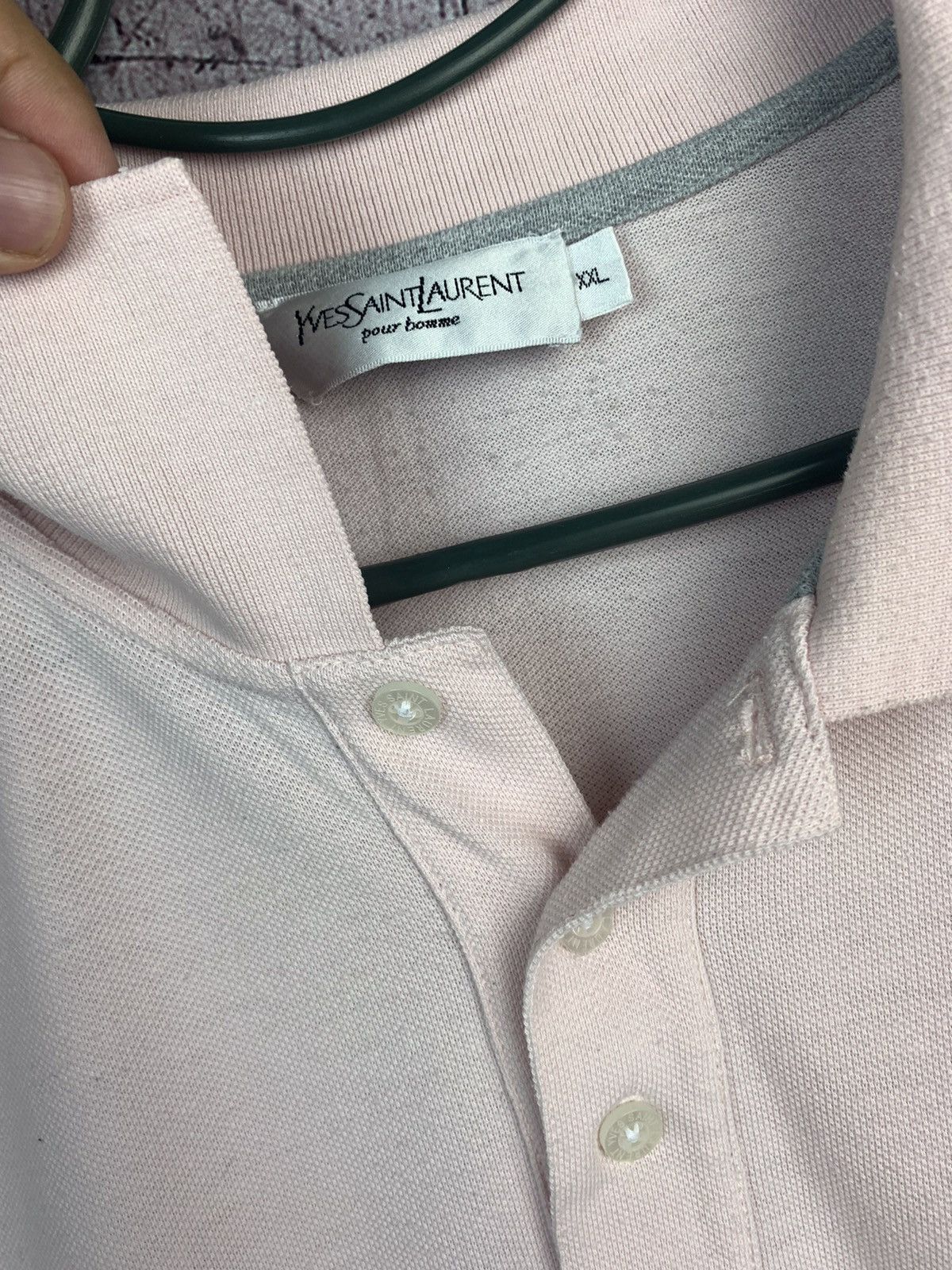 Vintage × Yves Saint Laurent Yves Saint Laurent Vintage Mens Polo Shirt Size US XXL / EU 58 / 5 - 5 Thumbnail