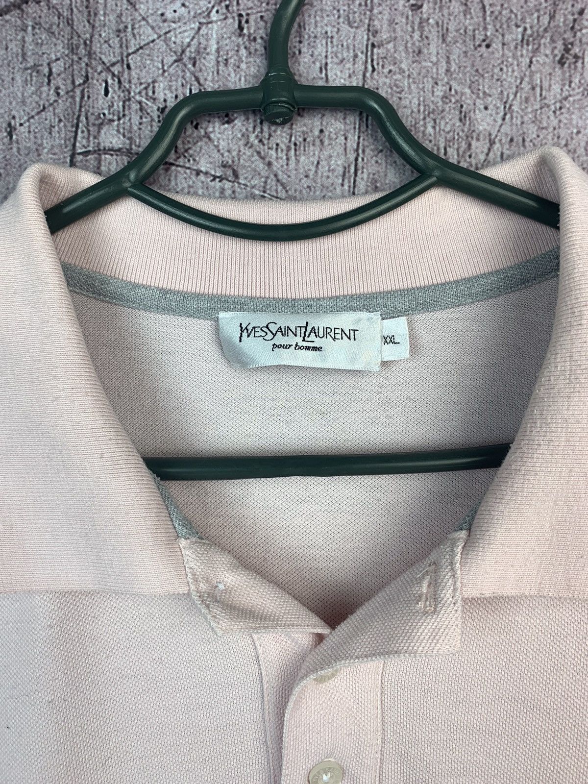 Vintage × Yves Saint Laurent Yves Saint Laurent Vintage Mens Polo Shirt Size US XXL / EU 58 / 5 - 4 Thumbnail