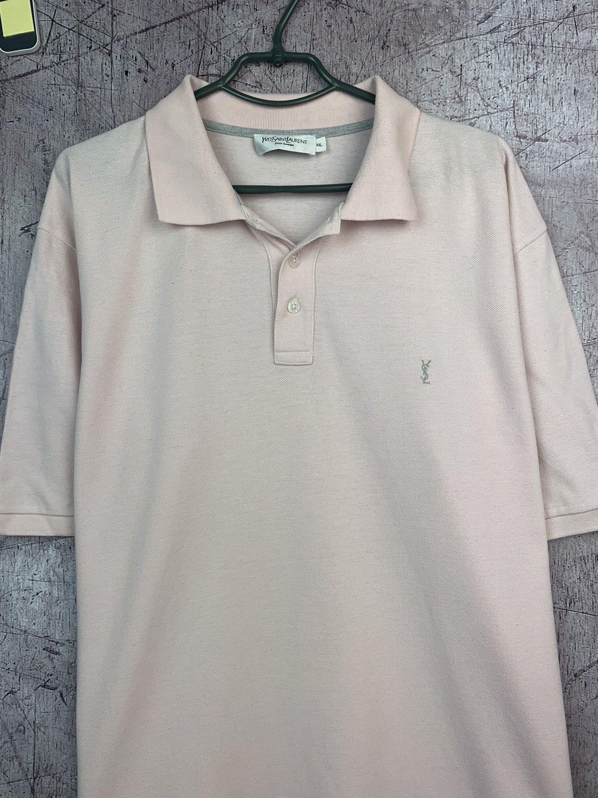 Vintage × Yves Saint Laurent Yves Saint Laurent Vintage Mens Polo Shirt Size US XXL / EU 58 / 5 - 2 Thumbnail