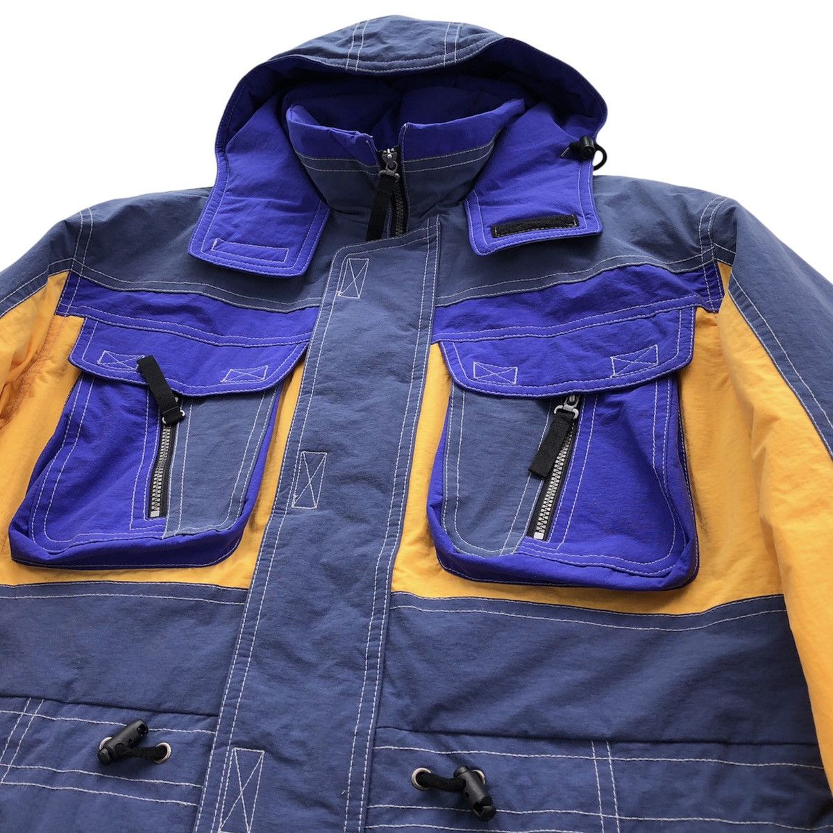 Vintage Vintage Intentness Free Essel Colour Block Ski Jacket Size US L / EU 52-54 / 3 - 3 Thumbnail