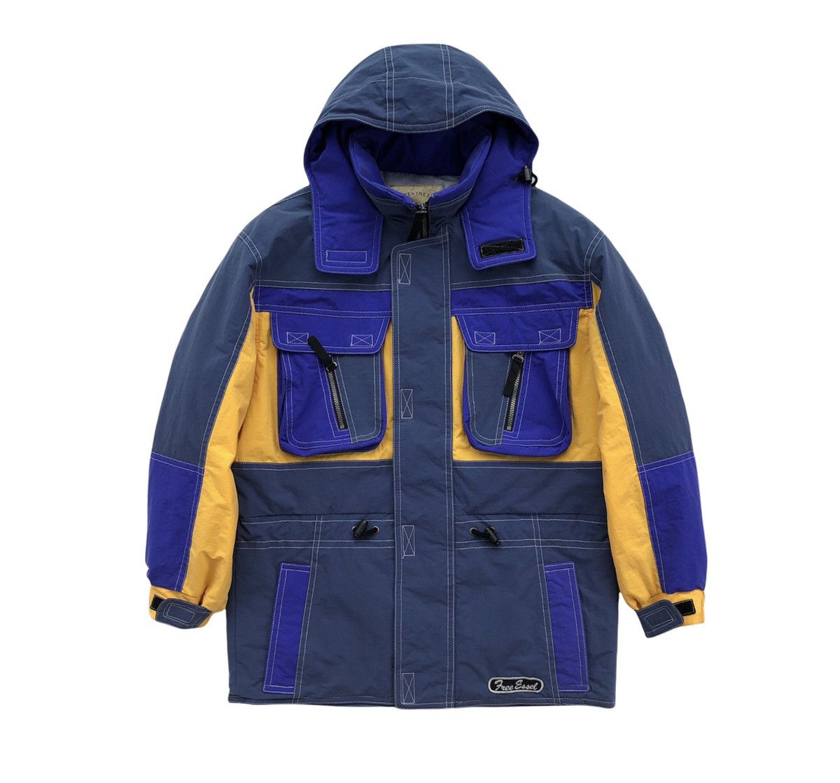Vintage Vintage Intentness Free Essel Colour Block Ski Jacket Size US L / EU 52-54 / 3 - 1 Thumbnail