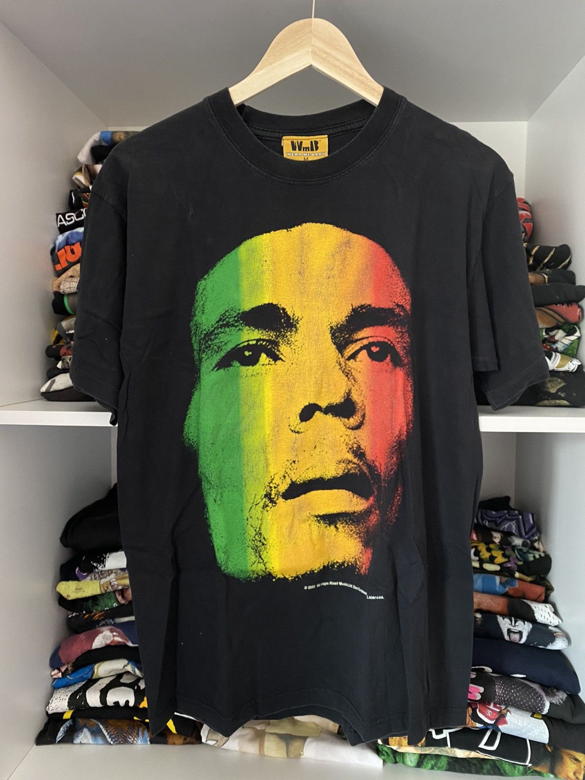 Bob Marley Redemption Song T Shirt 2002