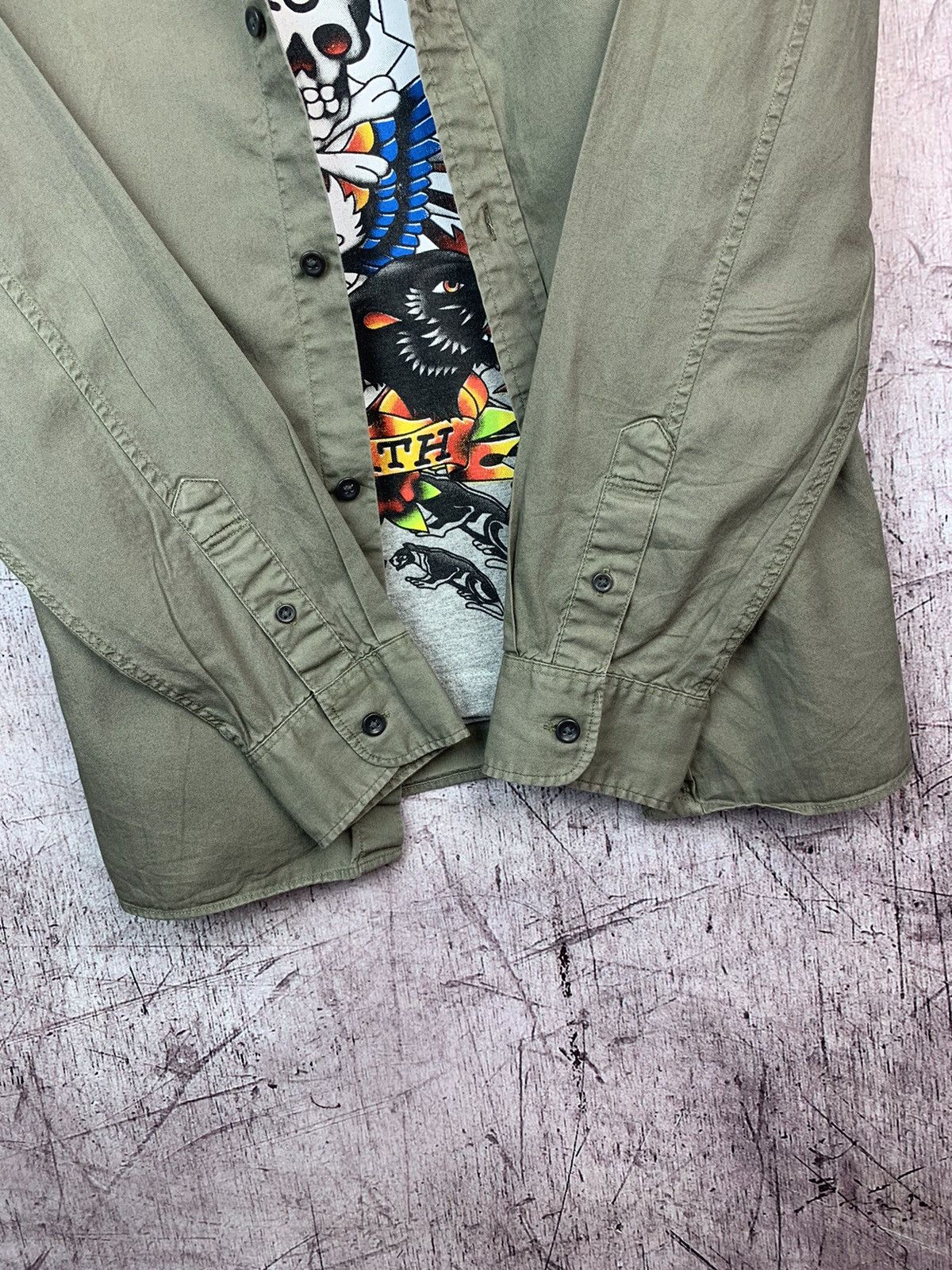 Allsaints × Flannel Allsaints Mens Flannel Redondo Long Sleeve Shirt Size US S / EU 44-46 / 1 - 3 Thumbnail