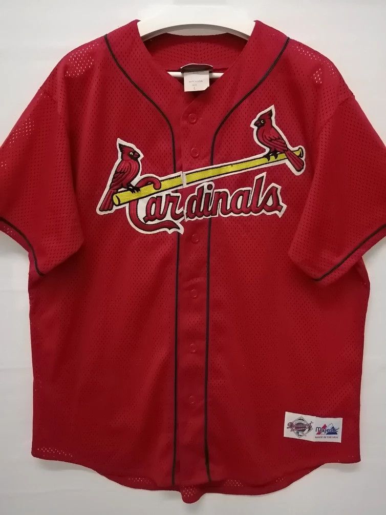 Vintage Vintage CARDINALS Majestic MLB Jersey Size US L / EU 52-54 / 3 - 2 Thumbnail