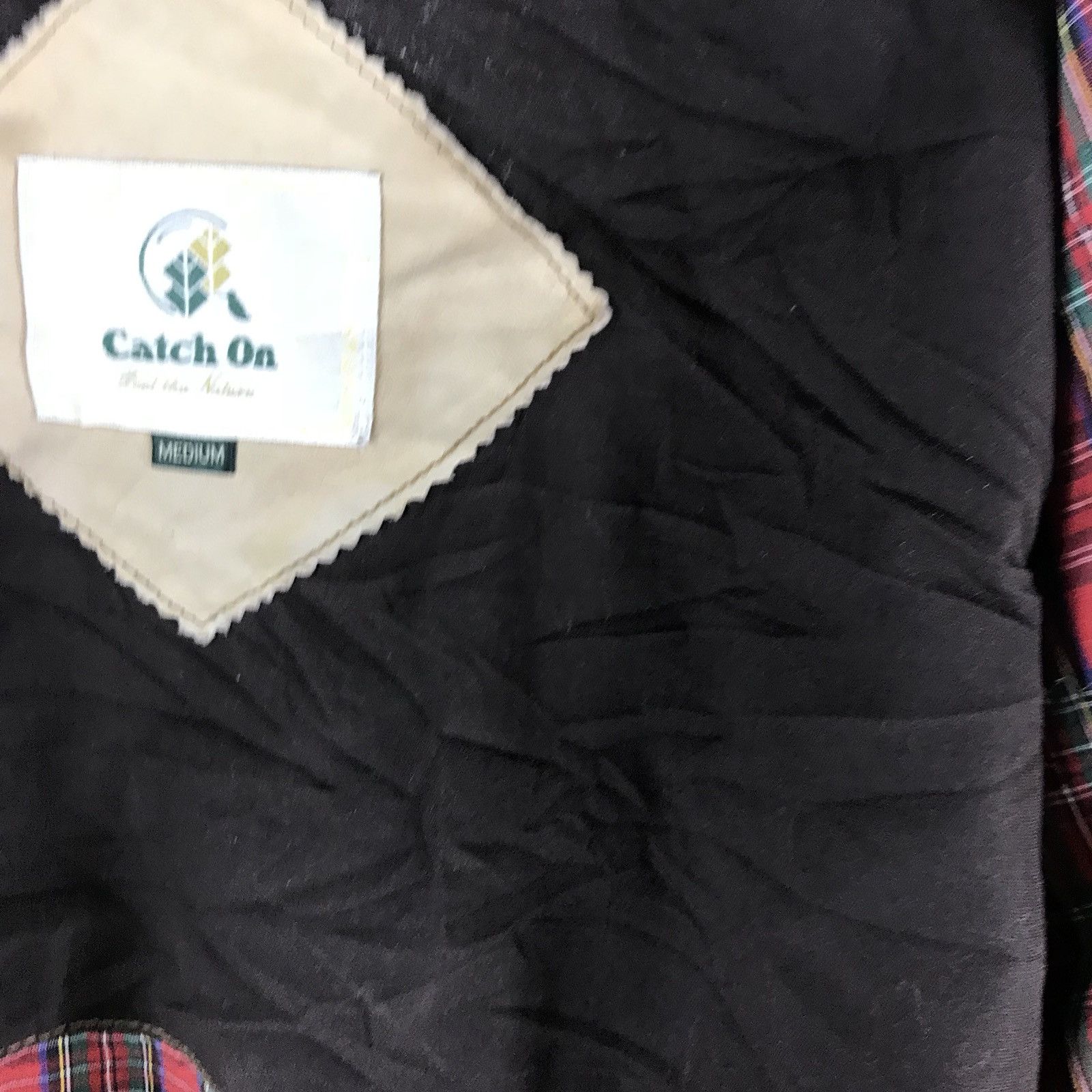 Japanese Brand 🔥Catch On Feel The Future Half Leather Hunting Jacket Size US M / EU 48-50 / 2 - 7 Thumbnail