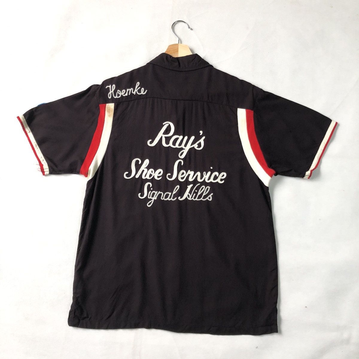 Japanese Brand Rare! Houston Rayon Bowling 60s Design Shirt Chainstitch Size US M / EU 48-50 / 2 - 1 Thumbnail