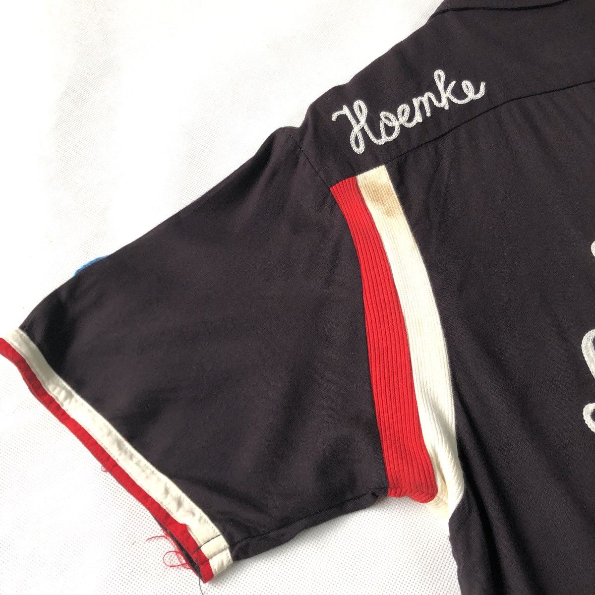 Japanese Brand Rare! Houston Rayon Bowling 60s Design Shirt Chainstitch Size US M / EU 48-50 / 2 - 9 Thumbnail
