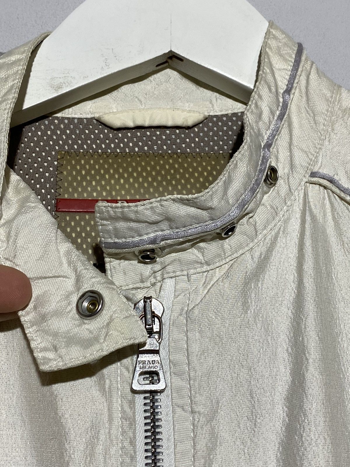 Prada Prada metal fiber nylon jacket Size S / US 4 / IT 40 - 15 Thumbnail
