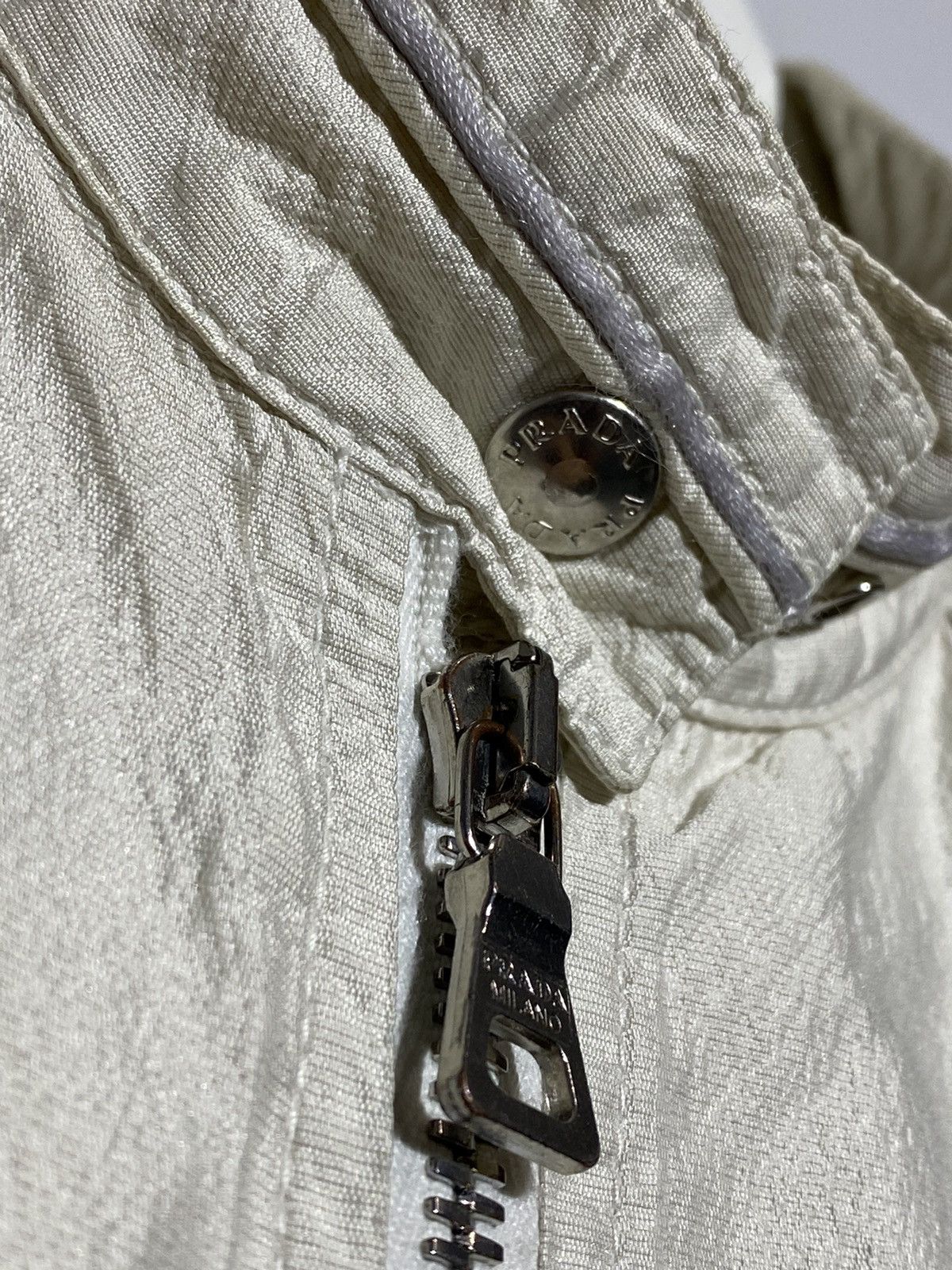 Prada Prada metal fiber nylon jacket Size S / US 4 / IT 40 - 14 Thumbnail