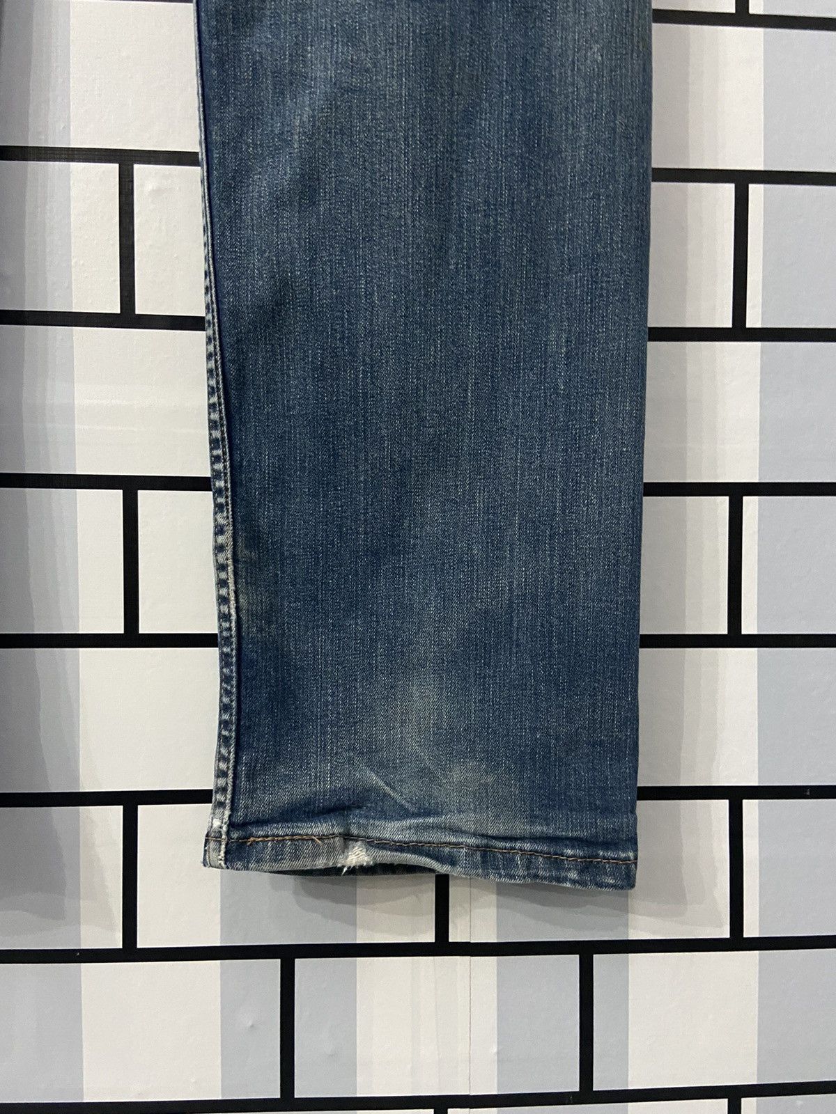 Levi's × Vintage Vintage Levi’s 505 Distressed Blue Wash Denim Pants Size US 36 / EU 52 - 15 Thumbnail
