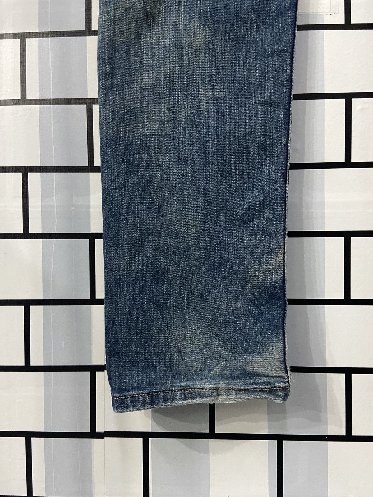 Levi's × Vintage Vintage Levi’s 505 Distressed Blue Wash Denim Pants Size US 36 / EU 52 - 14 Thumbnail