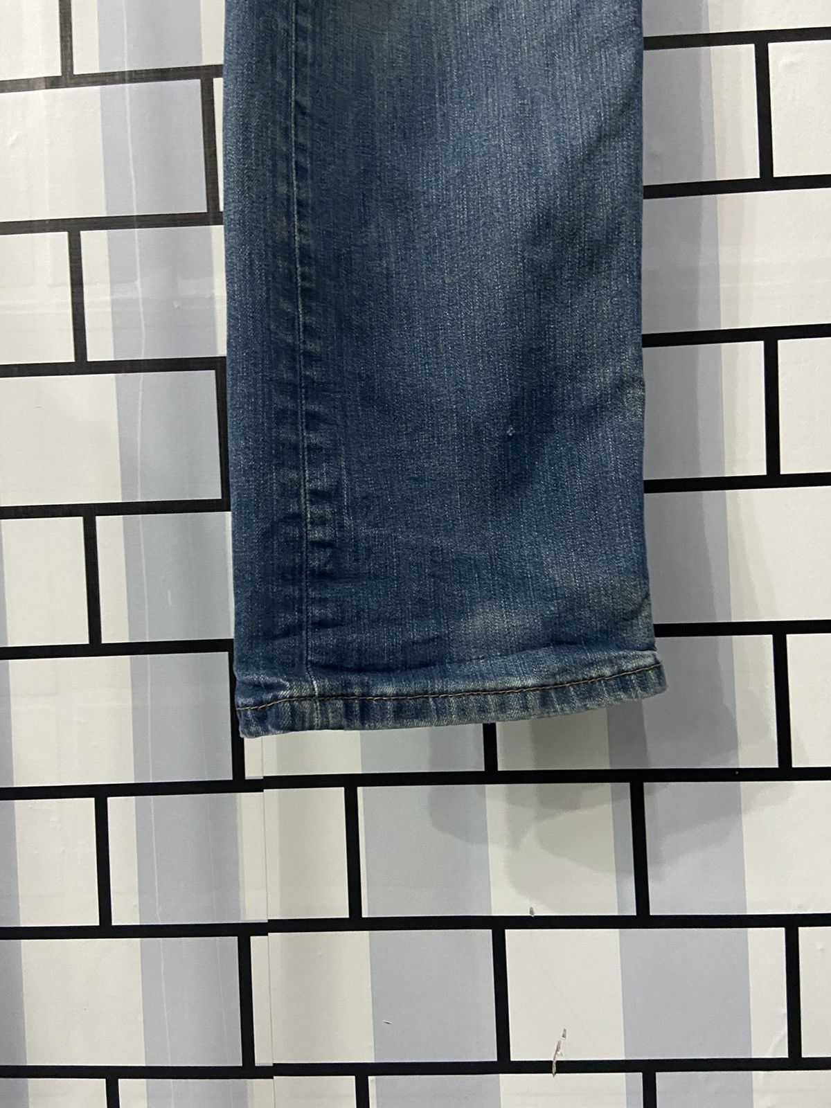 Levi's × Vintage Vintage Levi’s 505 Distressed Blue Wash Denim Pants Size US 36 / EU 52 - 6 Thumbnail
