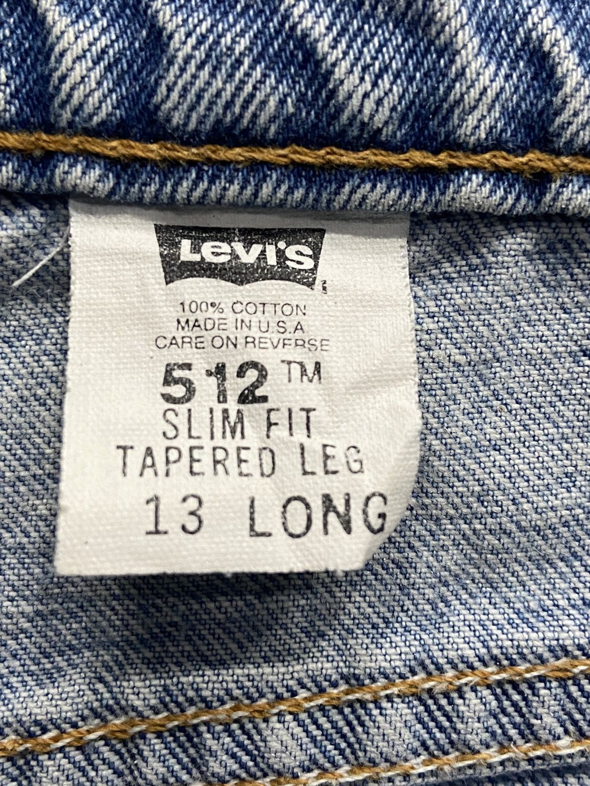 Levi's × Vintage Vintage Levi’s 512 Slim Fit Tapered Leg Denim Pants Size US 31 - 19 Thumbnail