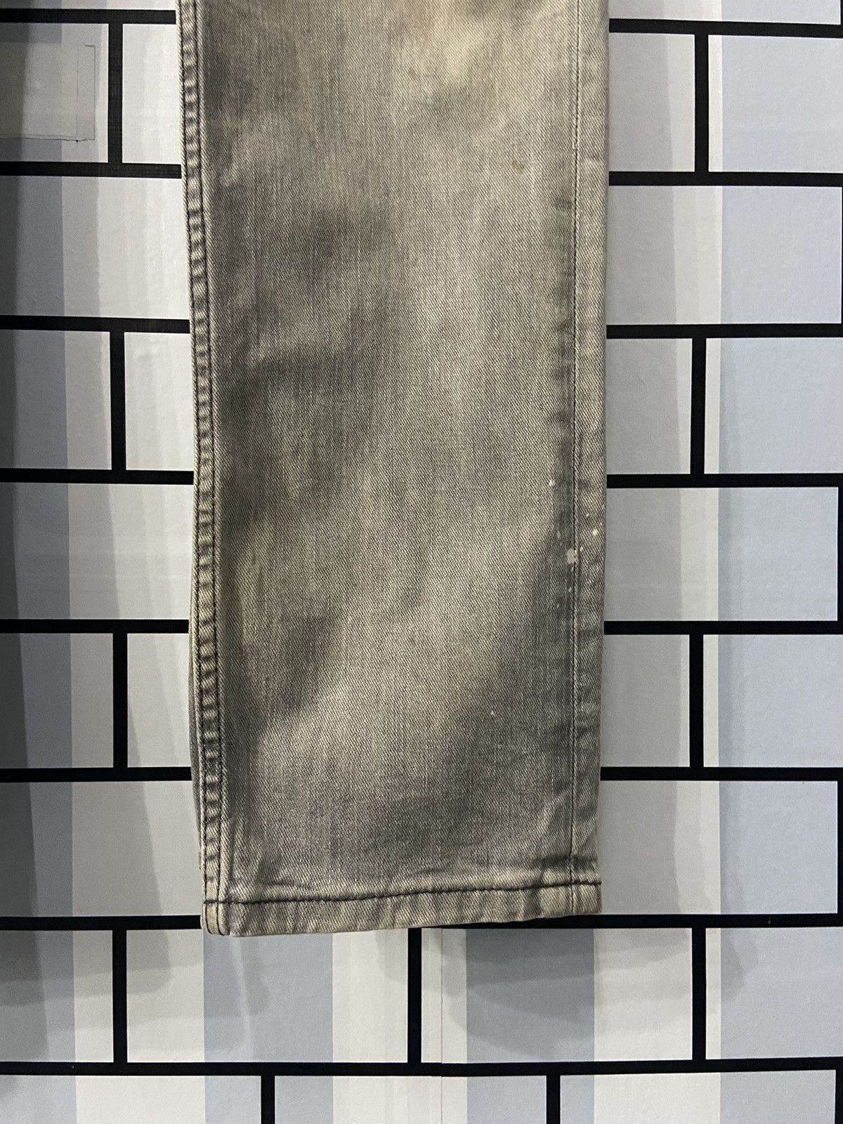 Levi's × Vintage Vintage Levi’s 511 Dirty Grey Denim Pants 36X34 Size US 36 / EU 52 - 7 Thumbnail