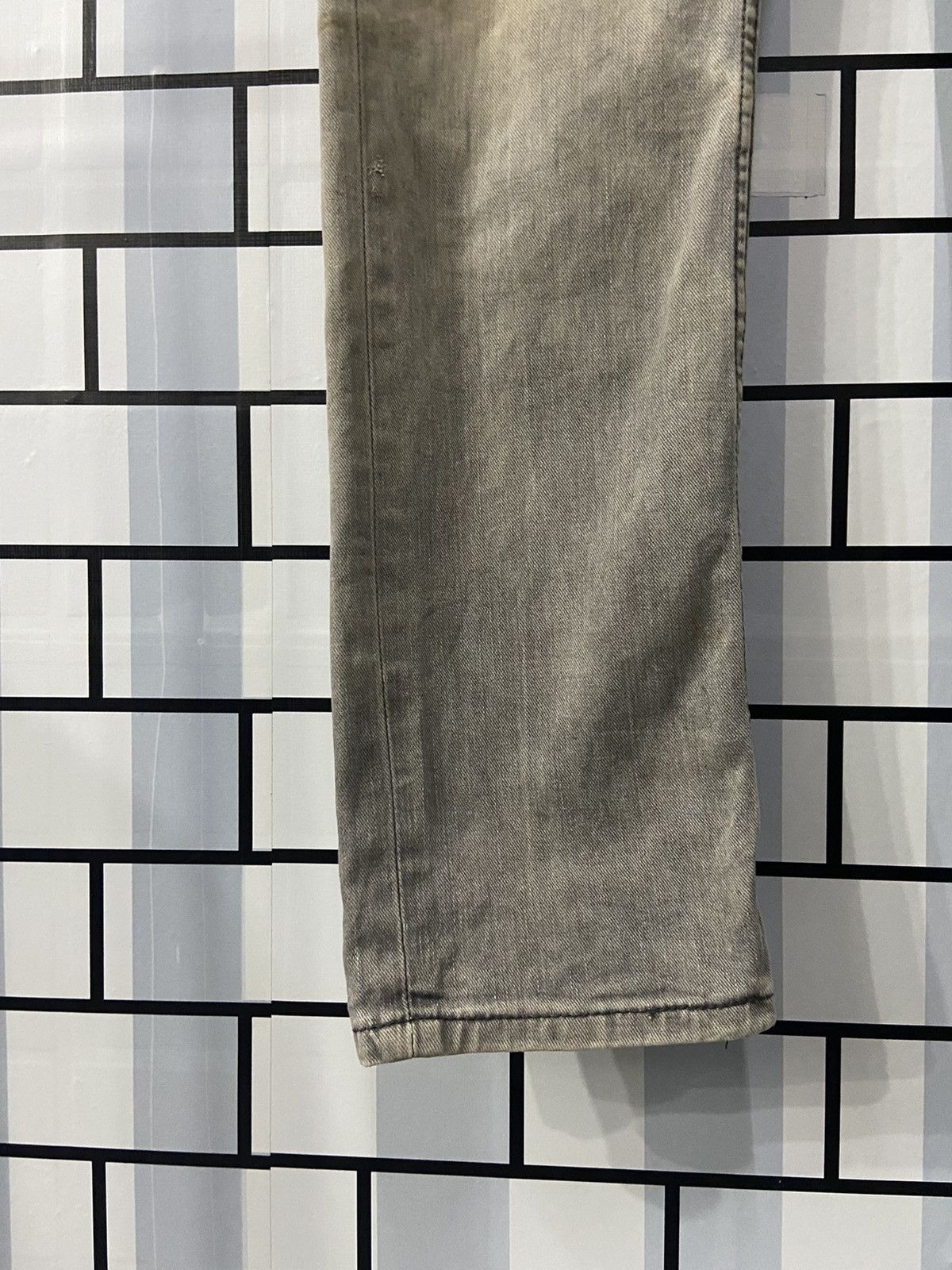 Levi's × Vintage Vintage Levi’s 511 Dirty Grey Denim Pants 36X34 Size US 36 / EU 52 - 6 Thumbnail