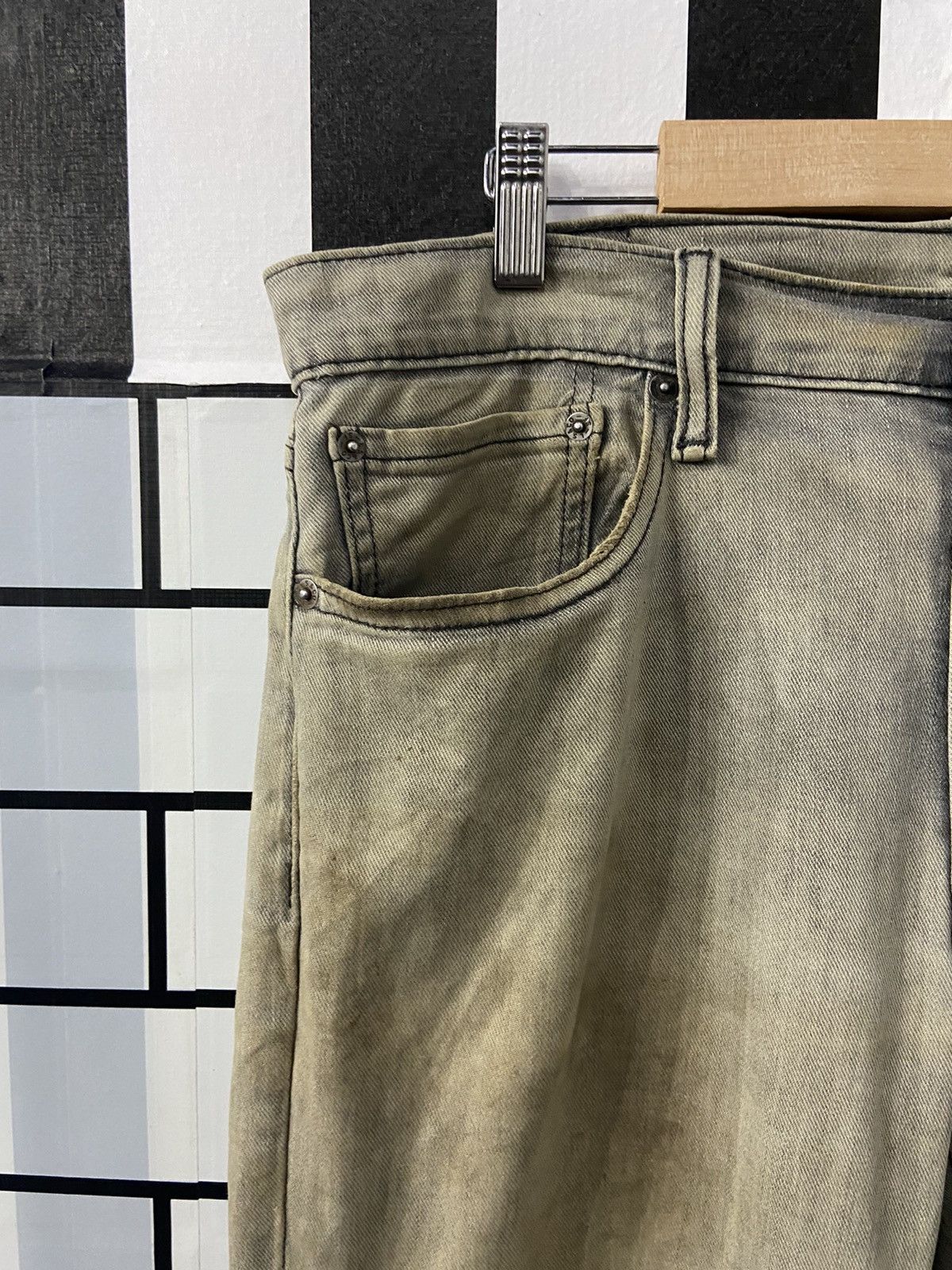 Levi's × Vintage Vintage Levi’s 511 Dirty Grey Denim Pants 36X34 Size US 36 / EU 52 - 8 Thumbnail