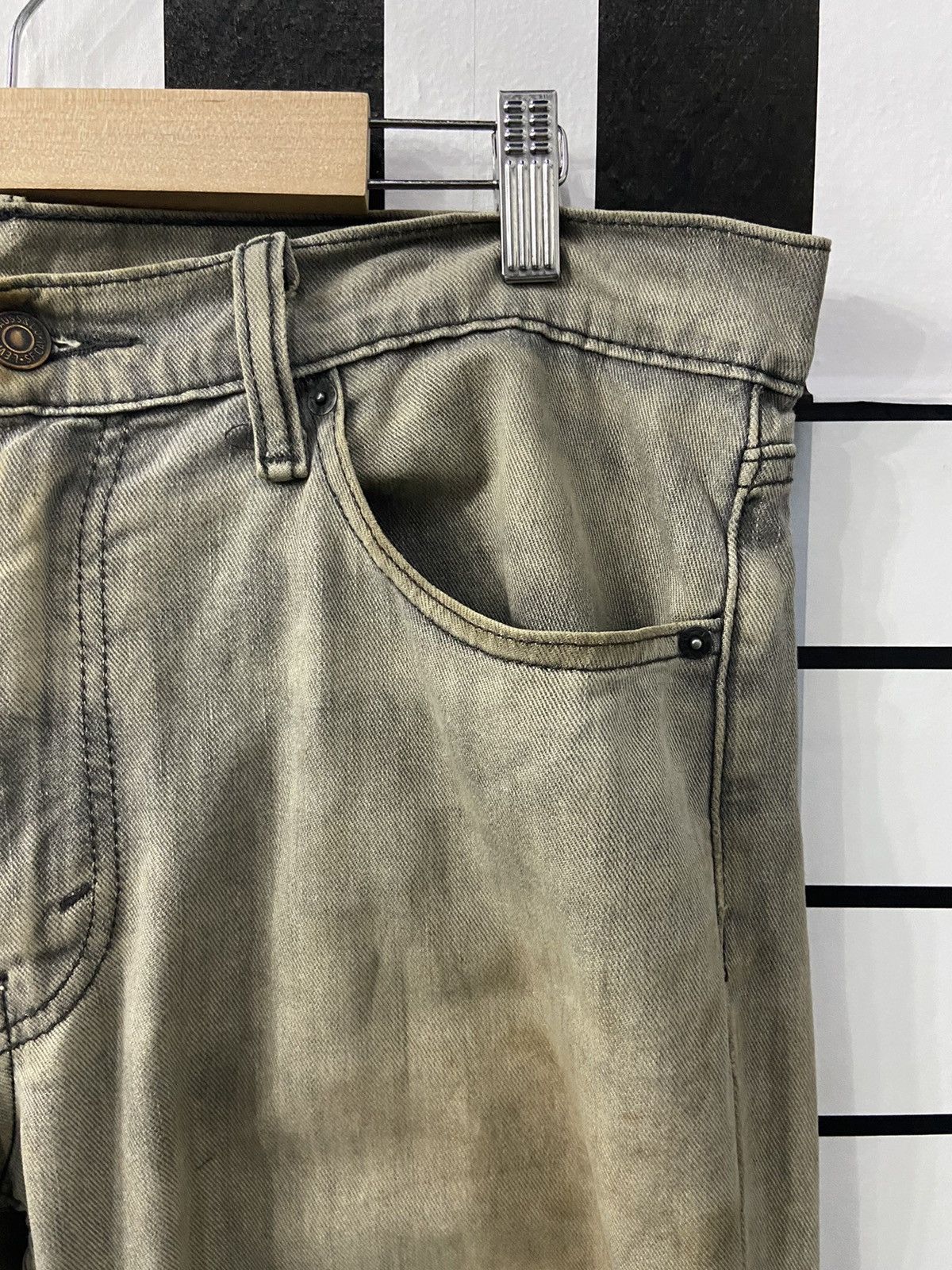 Levi's × Vintage Vintage Levi’s 511 Dirty Grey Denim Pants 36X34 Size US 36 / EU 52 - 9 Thumbnail