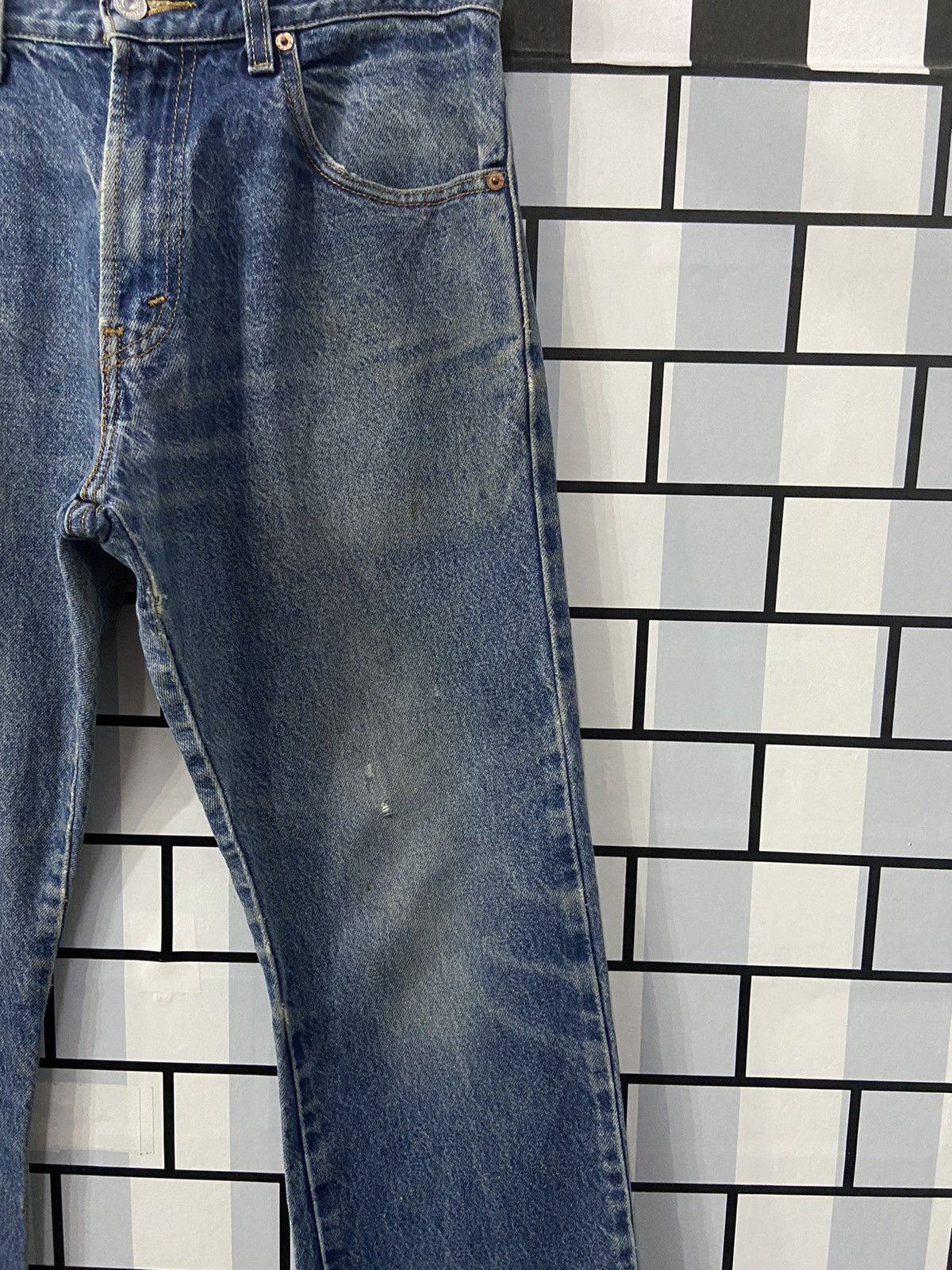 Levi's × Vintage Vintage Levi’s 517 Faded Blue Boot Cut Denim Pants Size US 31 - 10 Thumbnail