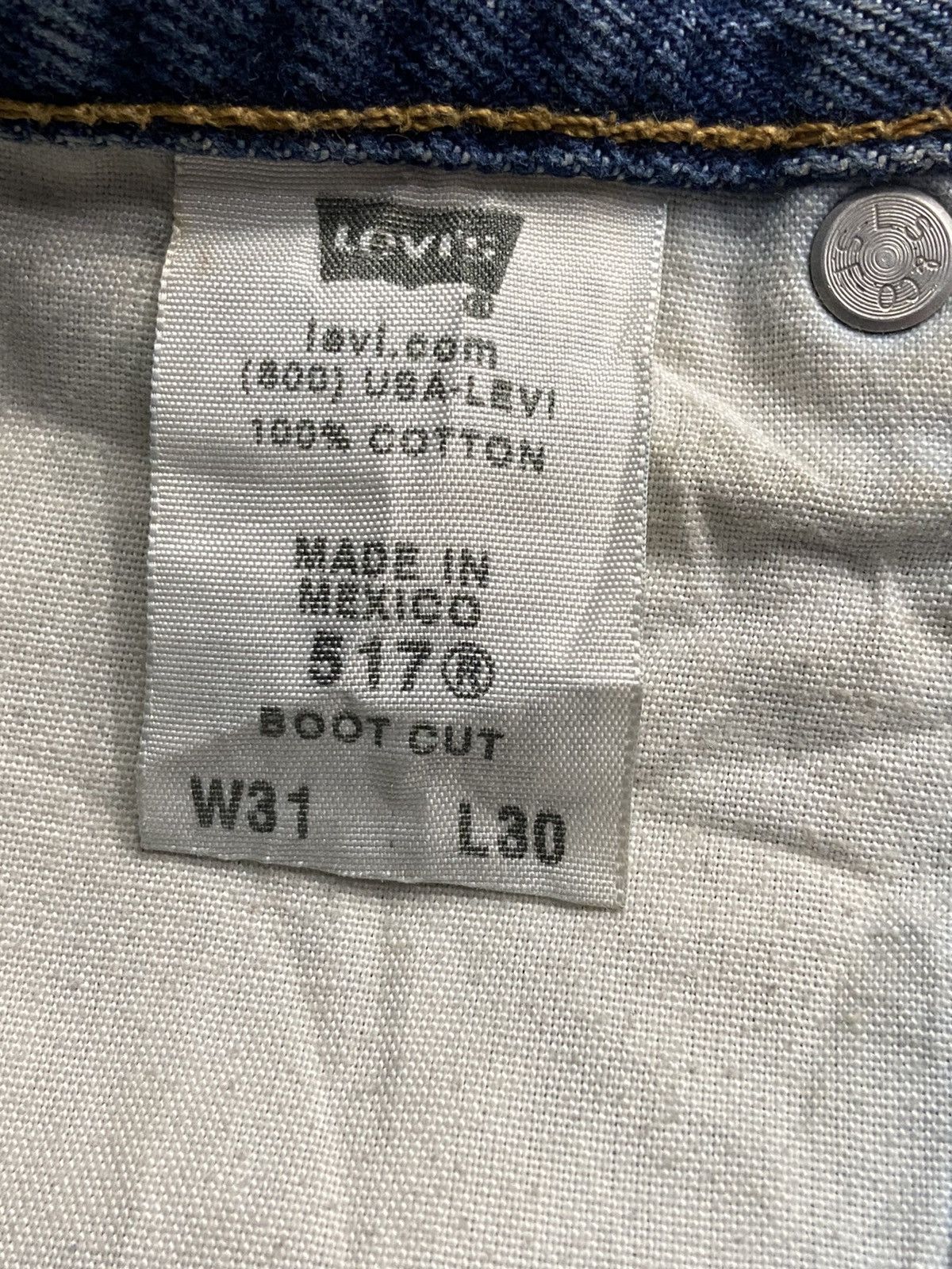 Levi's × Vintage Vintage Levi’s 517 Faded Blue Boot Cut Denim Pants Size US 31 - 22 Thumbnail
