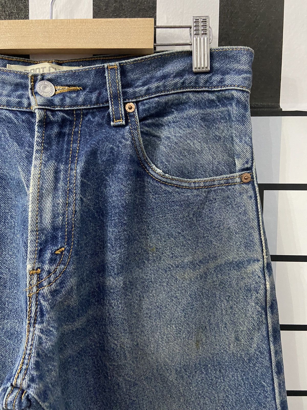 Levi's × Vintage Vintage Levi’s 517 Faded Blue Boot Cut Denim Pants Size US 31 - 9 Thumbnail