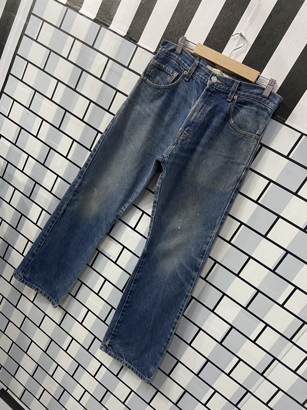 Levi's × Vintage Vintage Levi’s 517 Faded Blue Boot Cut Denim Pants Size US 31 - 3 Thumbnail