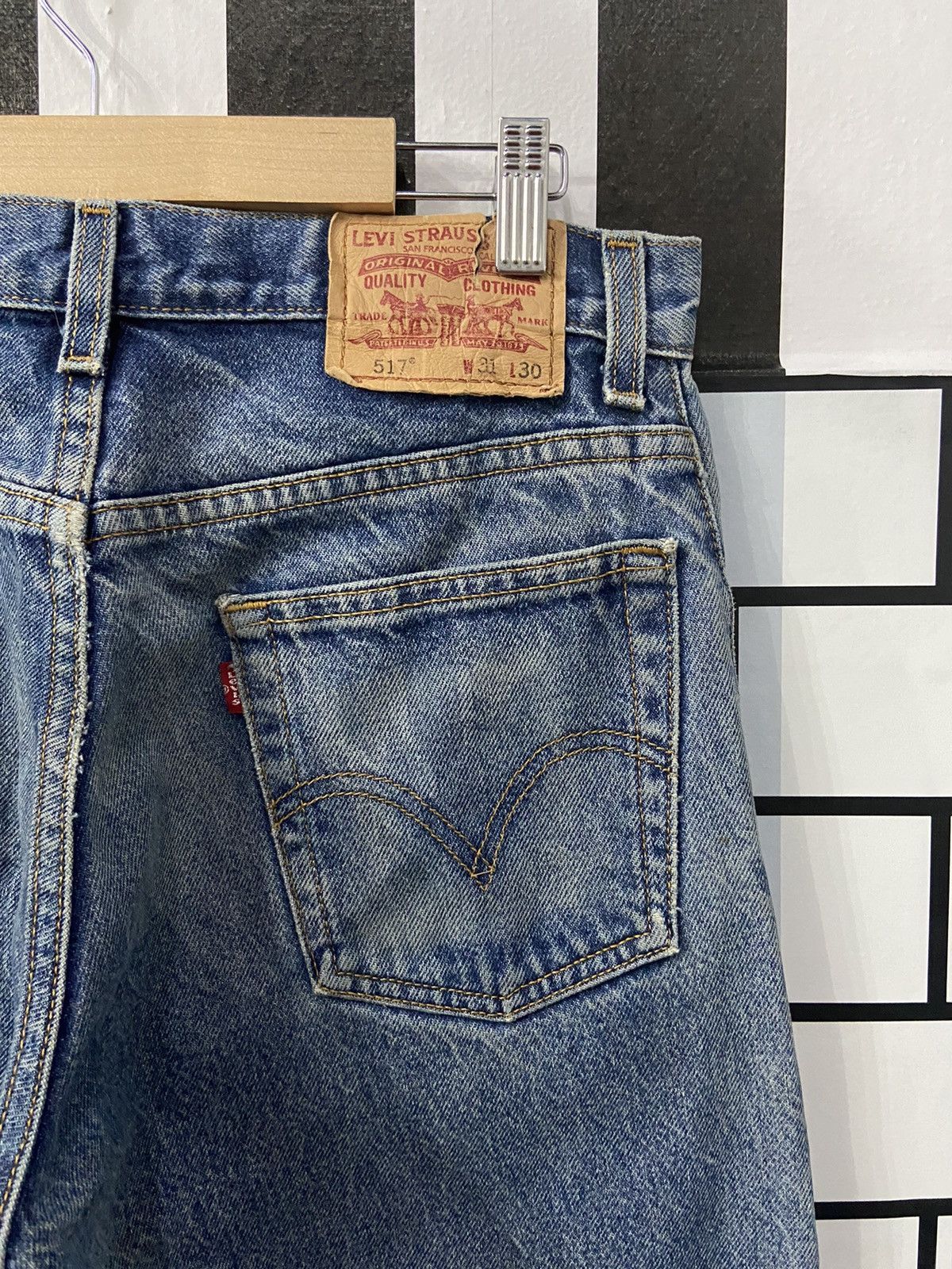 Levi's × Vintage Vintage Levi’s 517 Faded Blue Boot Cut Denim Pants Size US 31 - 17 Thumbnail