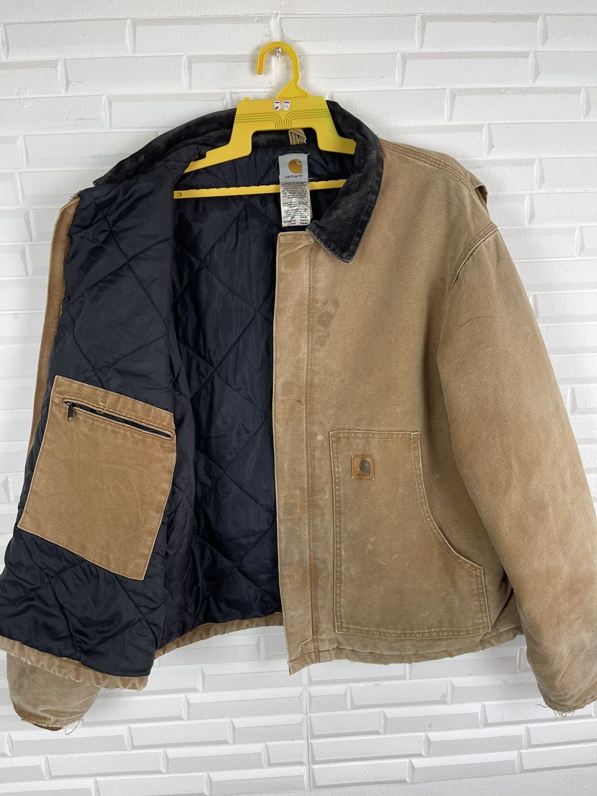 Carhartt Vintage Distressed Sun Faded Carhartt Detroit Jacket Size US XXL / EU 58 / 5 - 7 Thumbnail