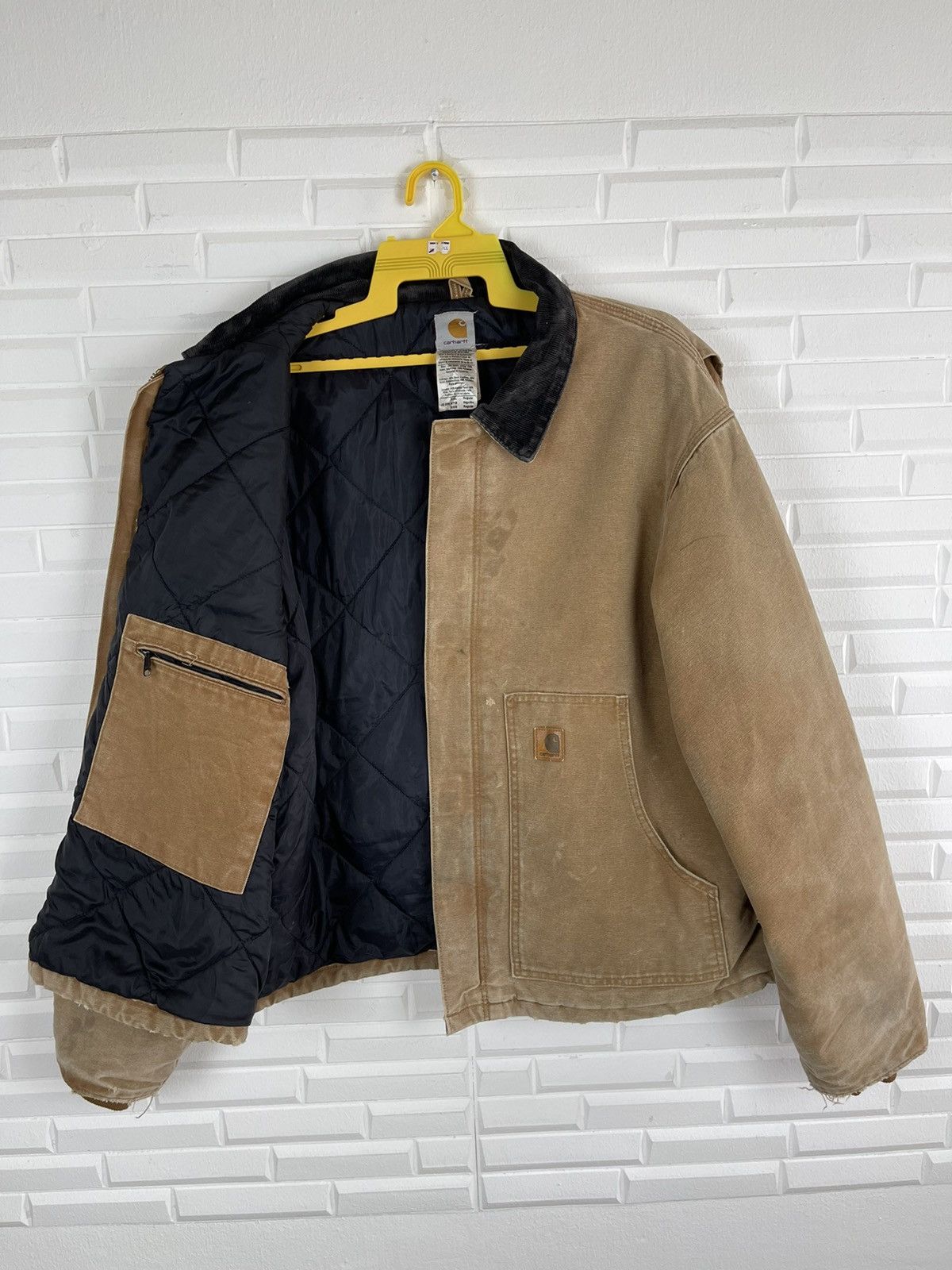 Carhartt Vintage Distressed Sun Faded Carhartt Detroit Jacket Size US XXL / EU 58 / 5 - 3 Thumbnail