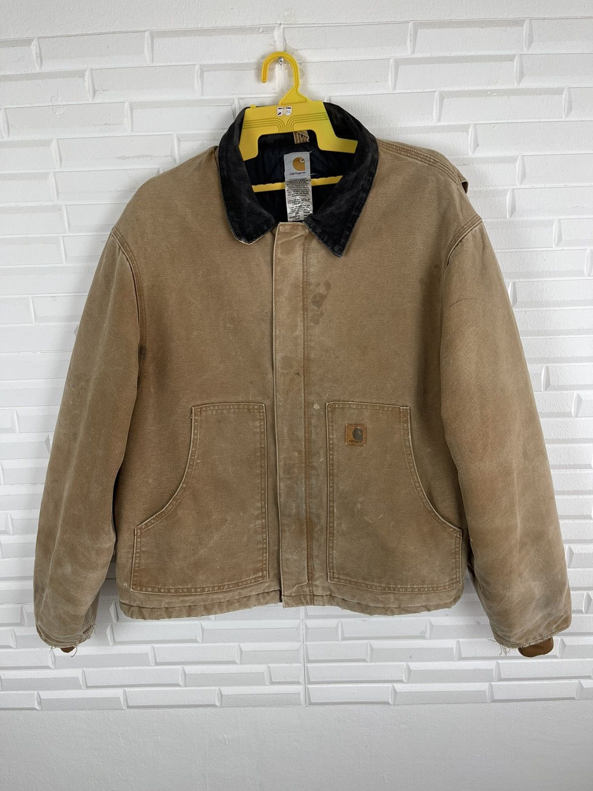 Carhartt Vintage Distressed Sun Faded Carhartt Detroit Jacket Size US XXL / EU 58 / 5 - 2 Thumbnail