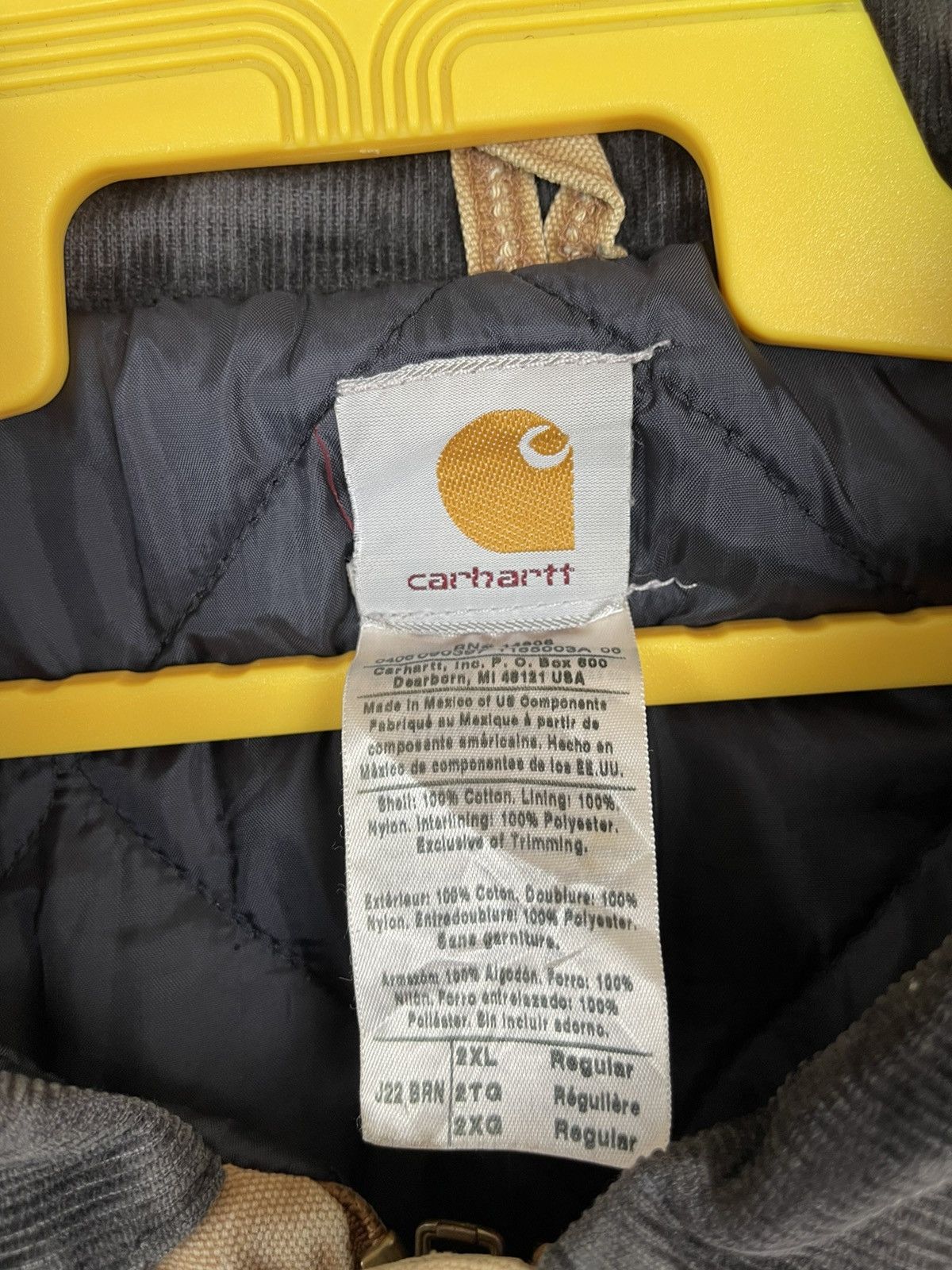 Carhartt Vintage Distressed Sun Faded Carhartt Detroit Jacket Size US XXL / EU 58 / 5 - 6 Thumbnail