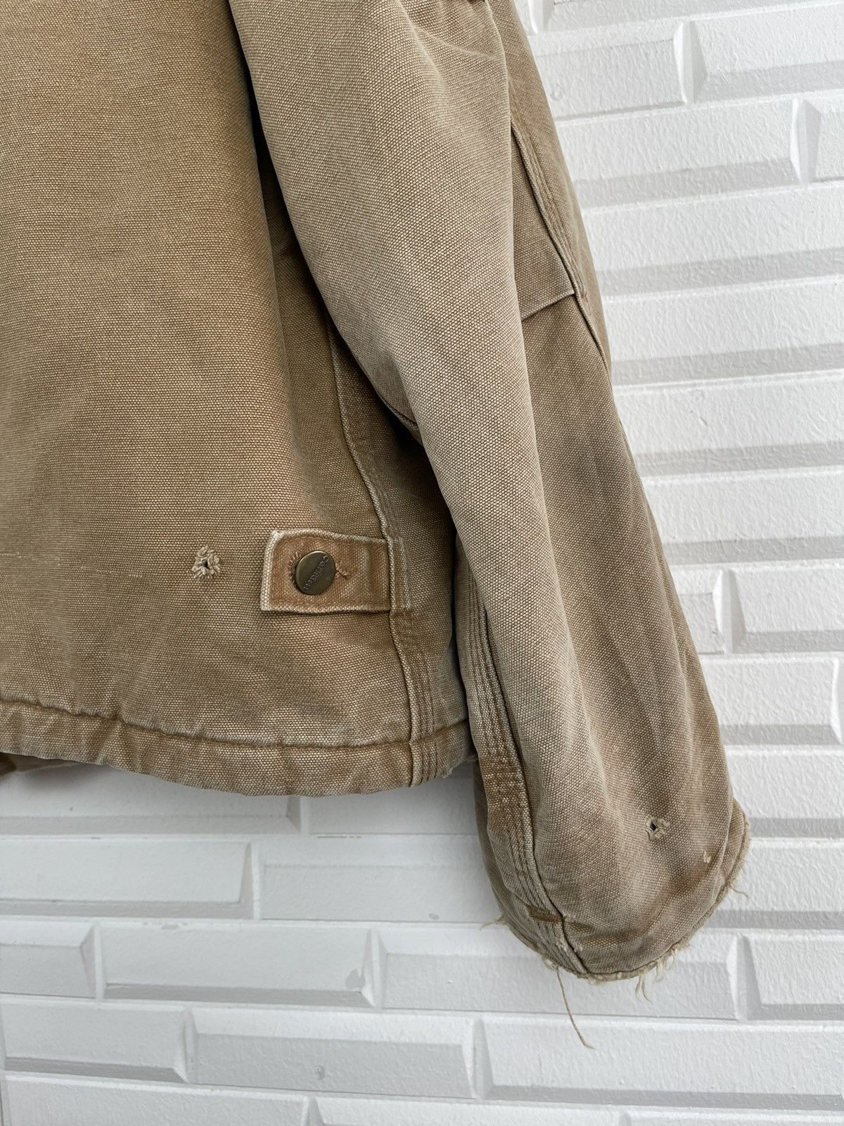 Carhartt Vintage Distressed Sun Faded Carhartt Detroit Jacket Size US XXL / EU 58 / 5 - 11 Thumbnail