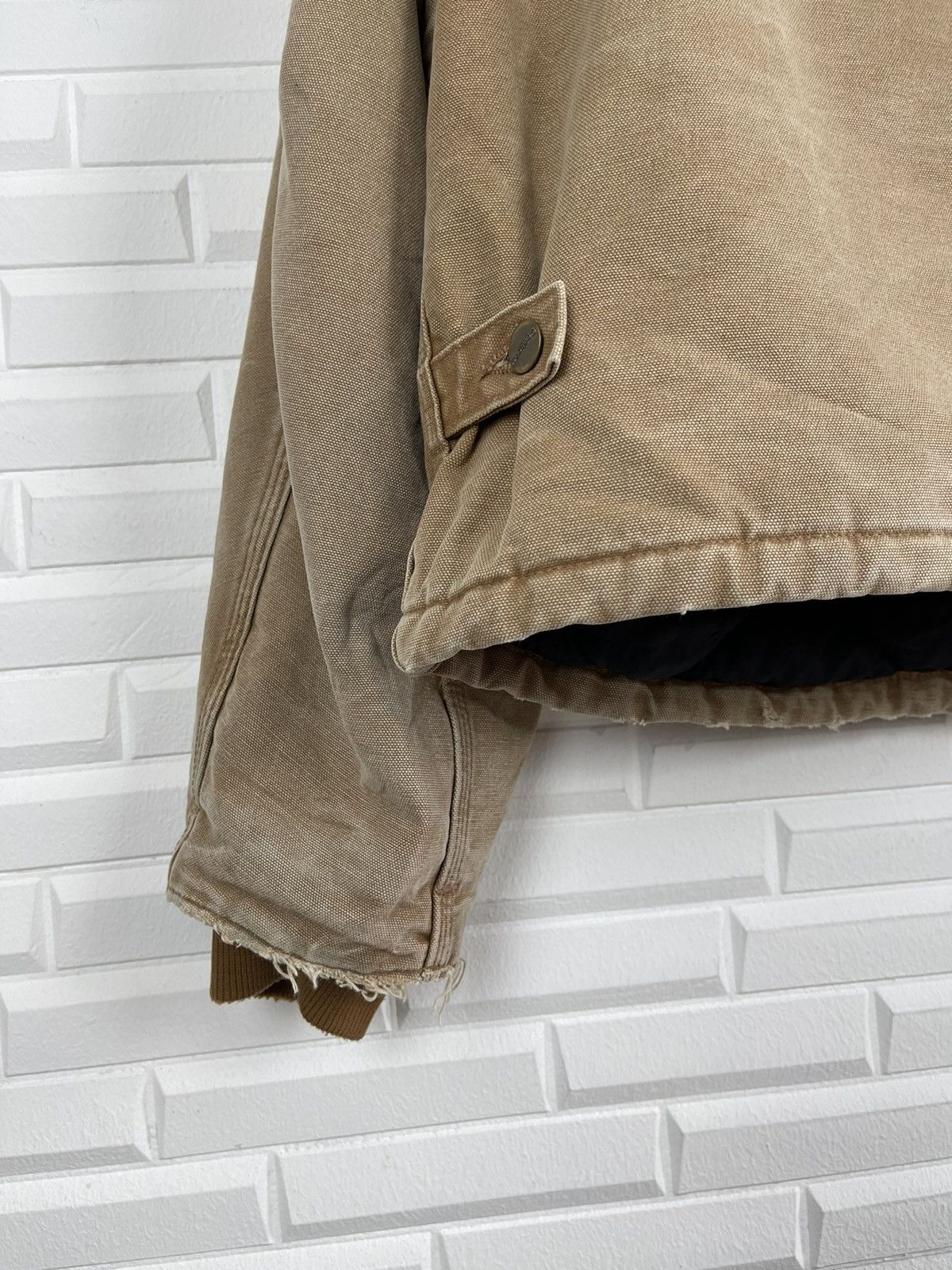 Carhartt Vintage Distressed Sun Faded Carhartt Detroit Jacket Size US XXL / EU 58 / 5 - 10 Thumbnail