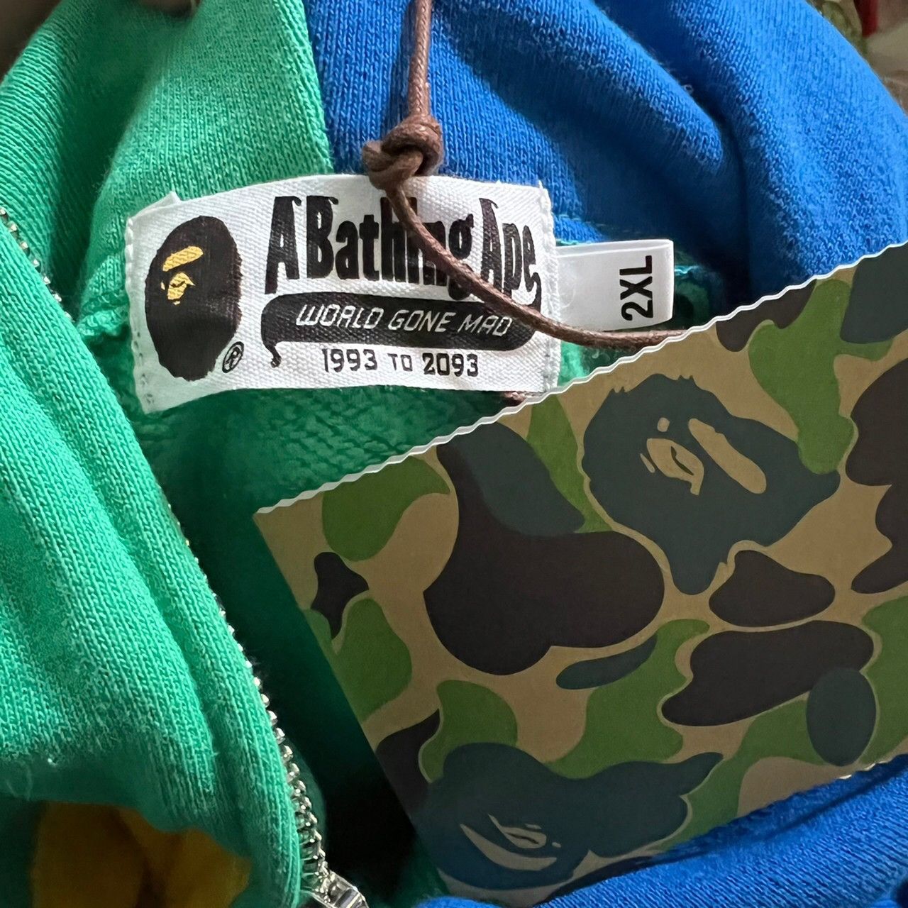 Bape BAPE shark full zip hoodie Size US XXL / EU 58 / 5 - 6 Thumbnail