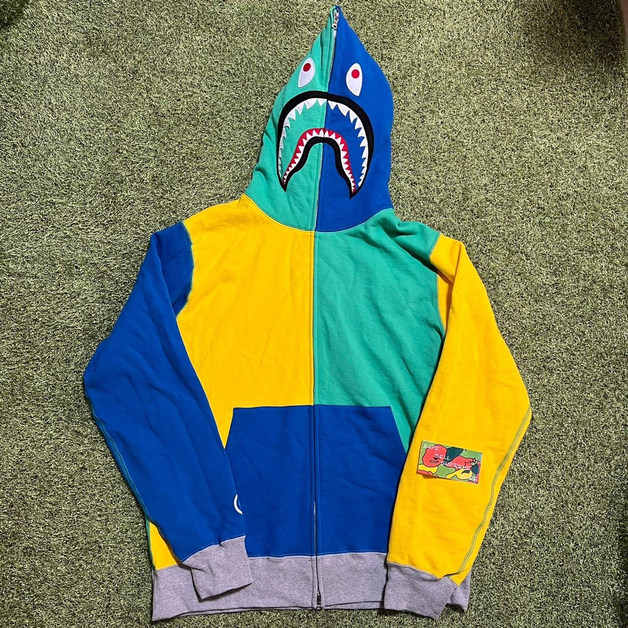 Bape BAPE shark full zip hoodie Size US XXL / EU 58 / 5 - 1 Thumbnail