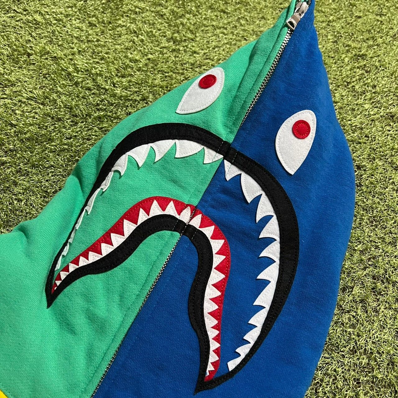 Bape BAPE shark full zip hoodie Size US XXL / EU 58 / 5 - 3 Thumbnail