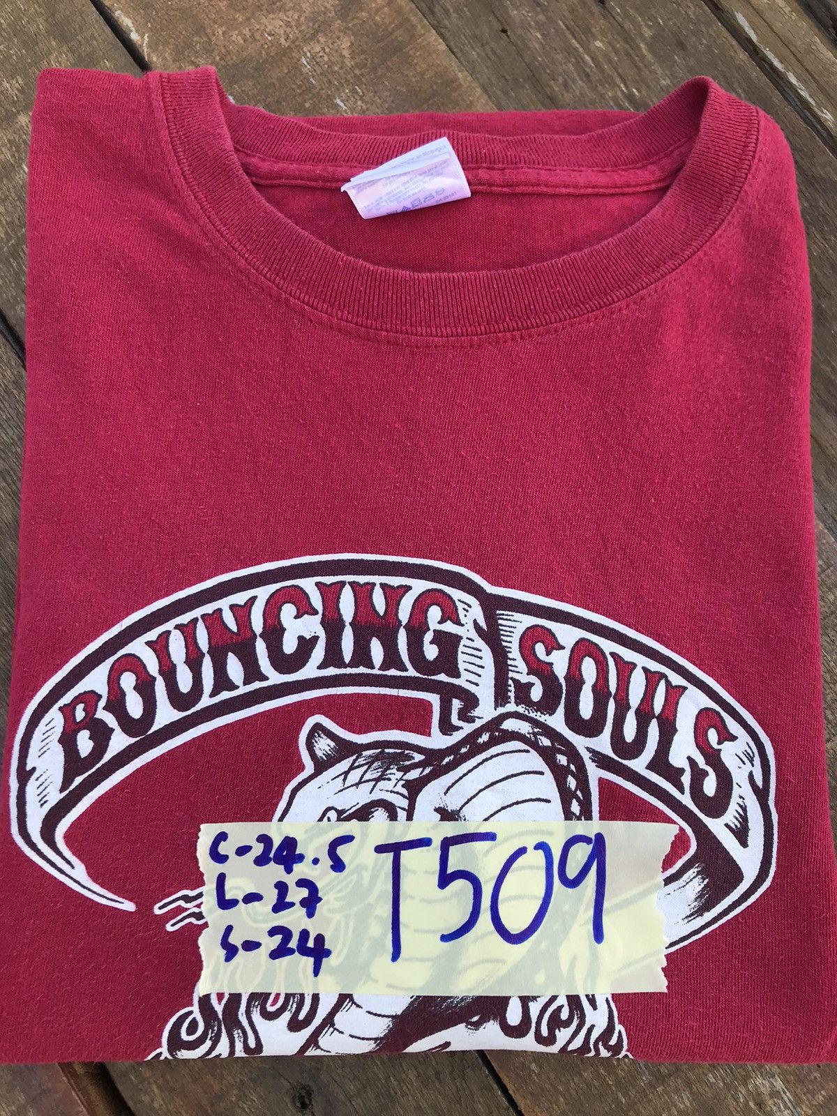 Band Tees The Bouncing Souls punk band BadAss Tee shirt Size US XL / EU 56 / 4 - 14 Thumbnail