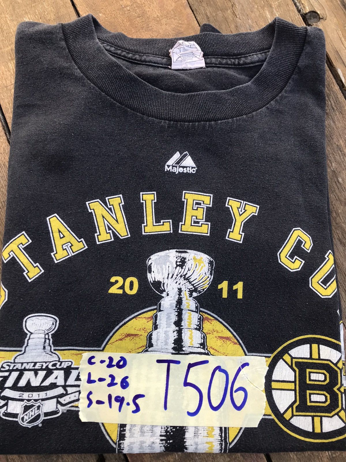 NHL Vtg NHL Boston Bruins champions stanley cup 2011 Size US M / EU 48-50 / 2 - 14 Thumbnail