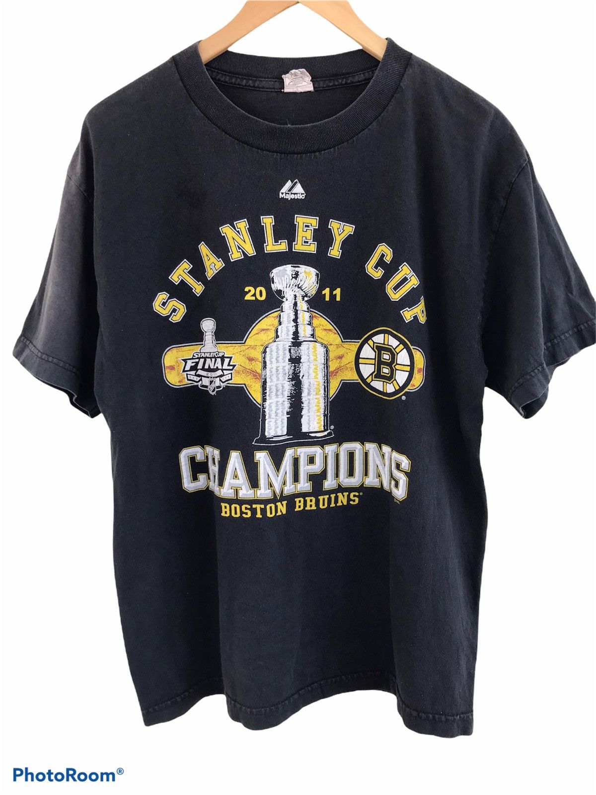 NHL Vtg NHL Boston Bruins champions stanley cup 2011 Size US M / EU 48-50 / 2 - 1 Thumbnail