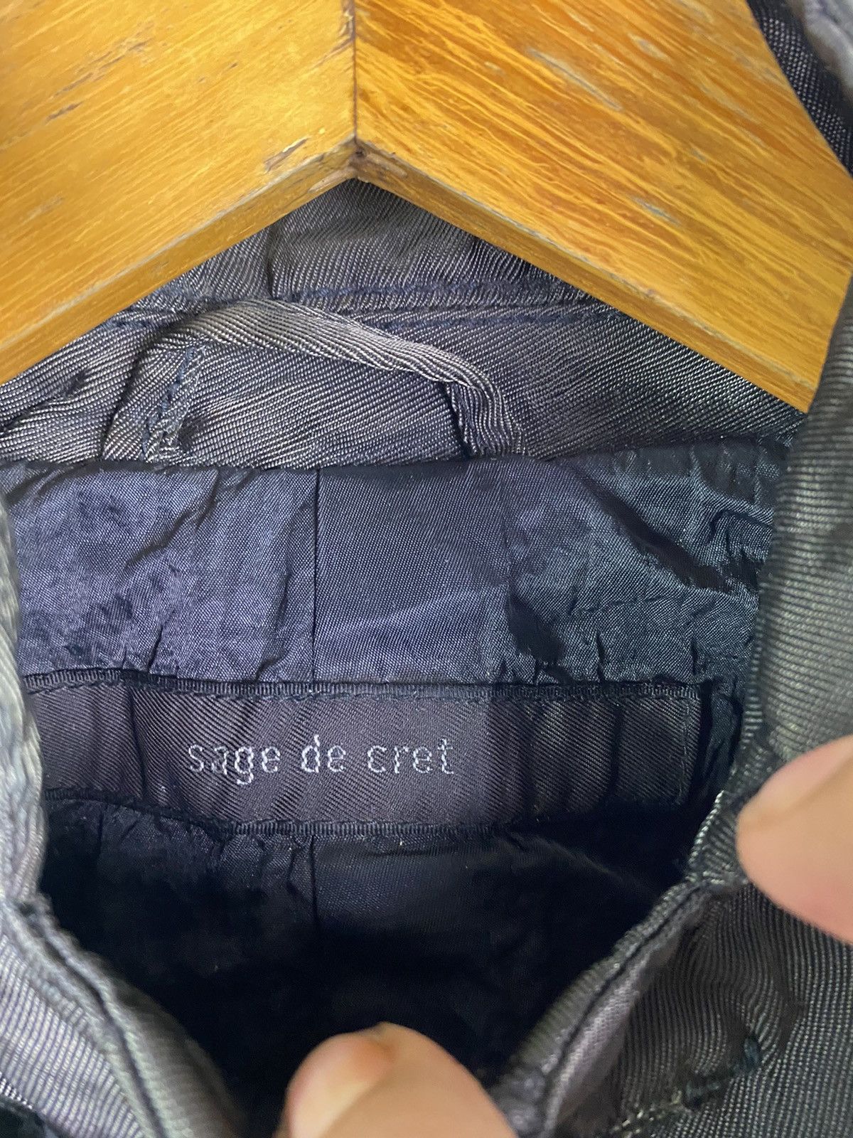 Sage De Cret 🔥DHL SHIPPPING SAGE DE CRET BIKER JACKET STYLE MADE JAPAN Size US M / EU 48-50 / 2 - 7 Thumbnail
