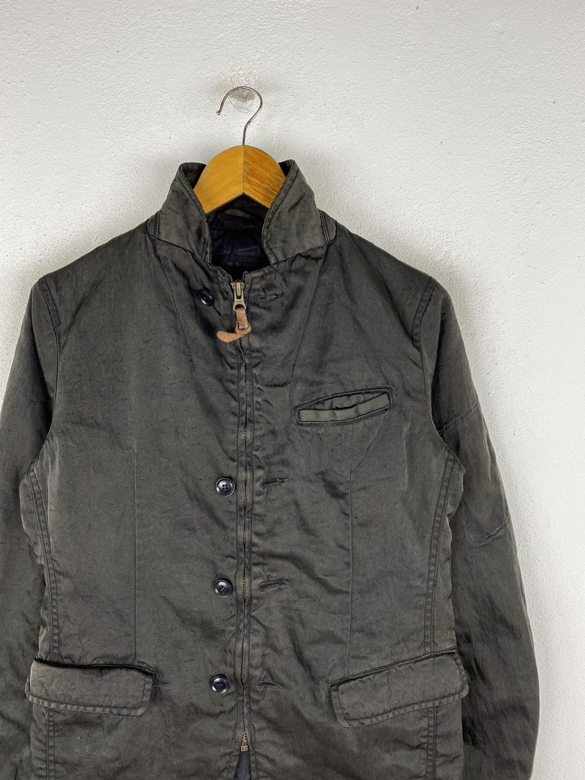 Sage De Cret 🔥DHL SHIPPPING SAGE DE CRET BIKER JACKET STYLE MADE JAPAN Size US M / EU 48-50 / 2 - 6 Thumbnail
