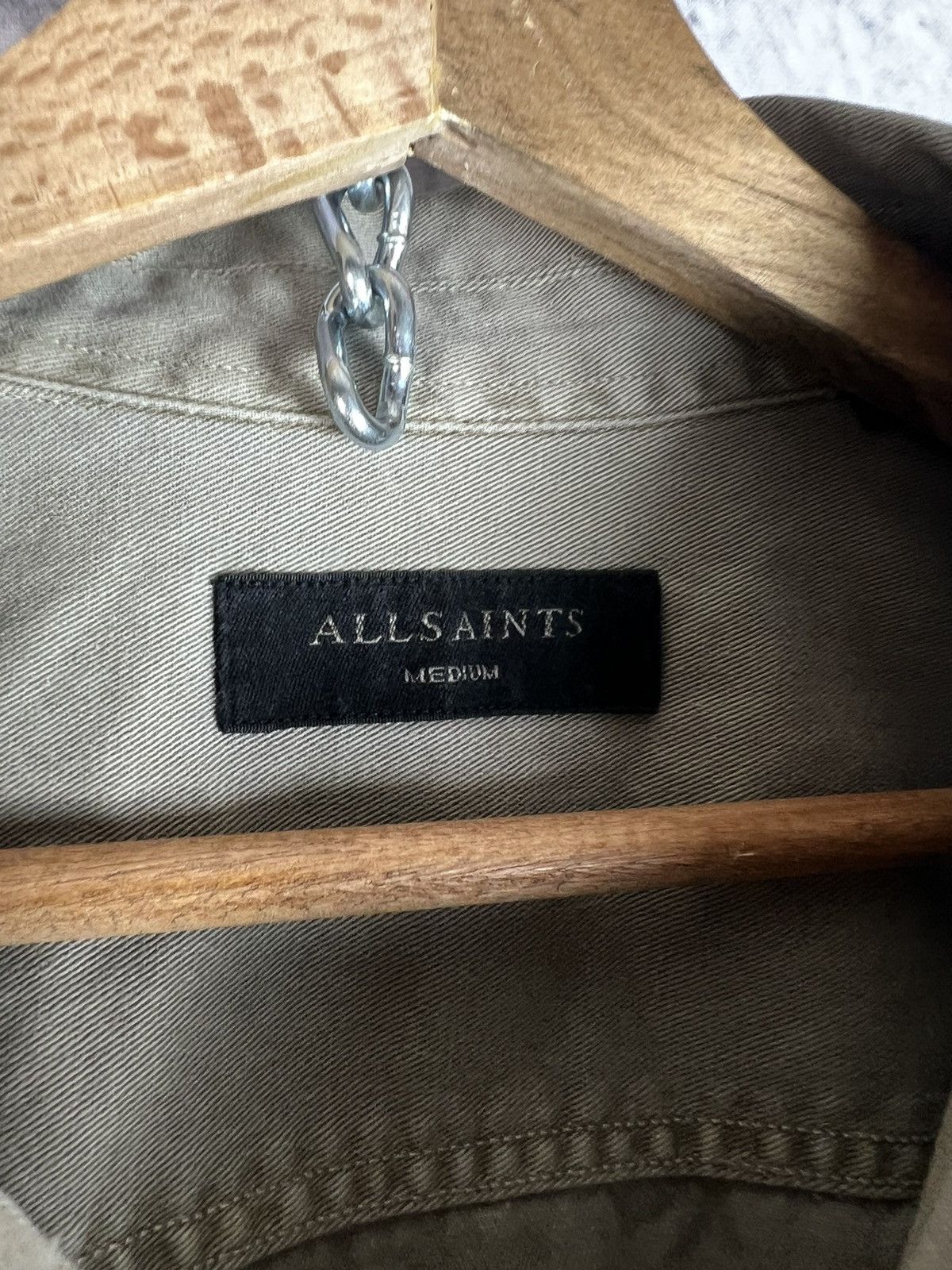 Allsaints Allsaints distressed button up shirt Size US M / EU 48-50 / 2 - 4 Thumbnail