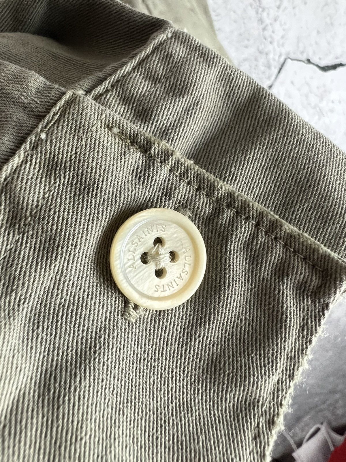 Allsaints Allsaints distressed button up shirt Size US M / EU 48-50 / 2 - 3 Thumbnail