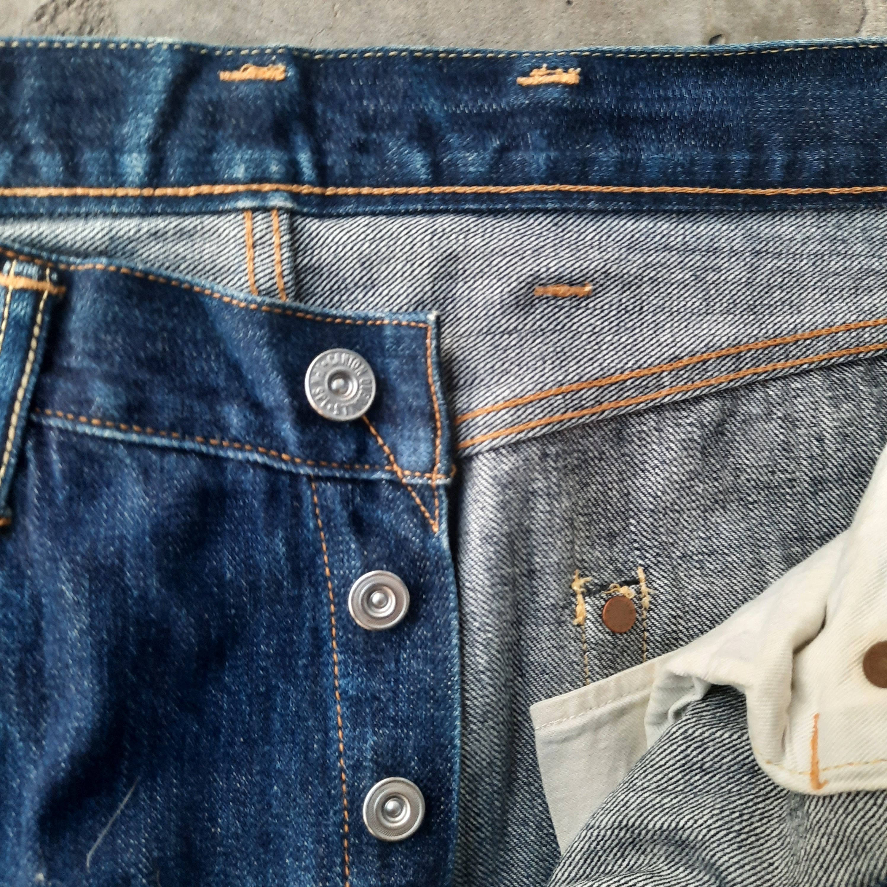 Japanese Brand Canton Overalls Tokyo Selvedge Denim Size US 32 / EU 48 - 3 Thumbnail