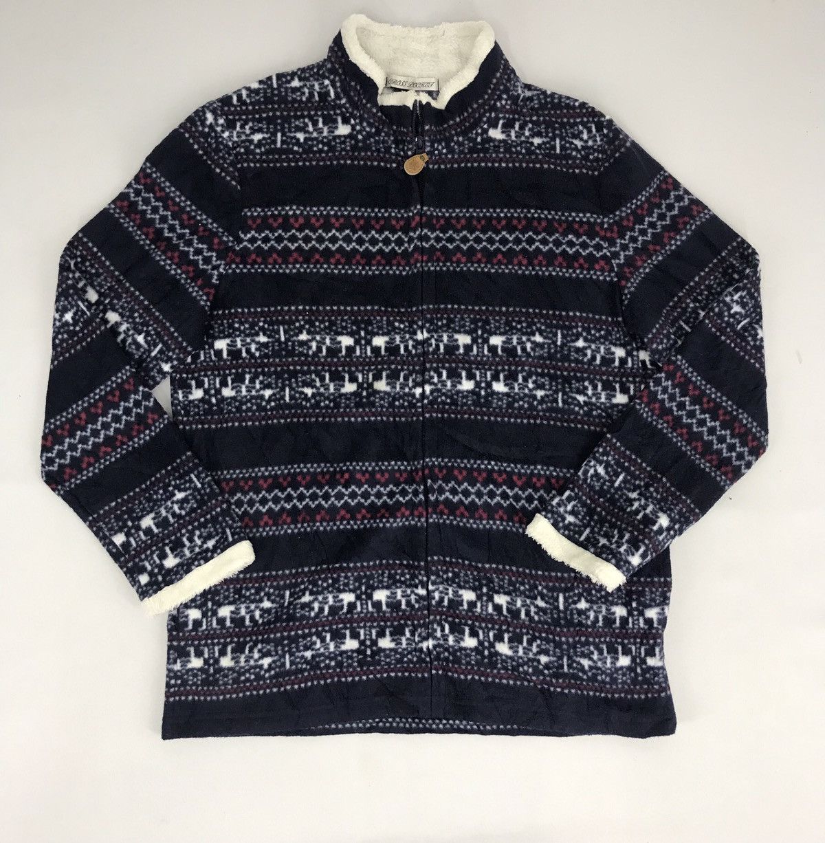 Japanese Brand Cross Locket Fleece Fluffy Jacket Winter Wear Ski Snow Size US S / EU 44-46 / 1 - 1 Thumbnail