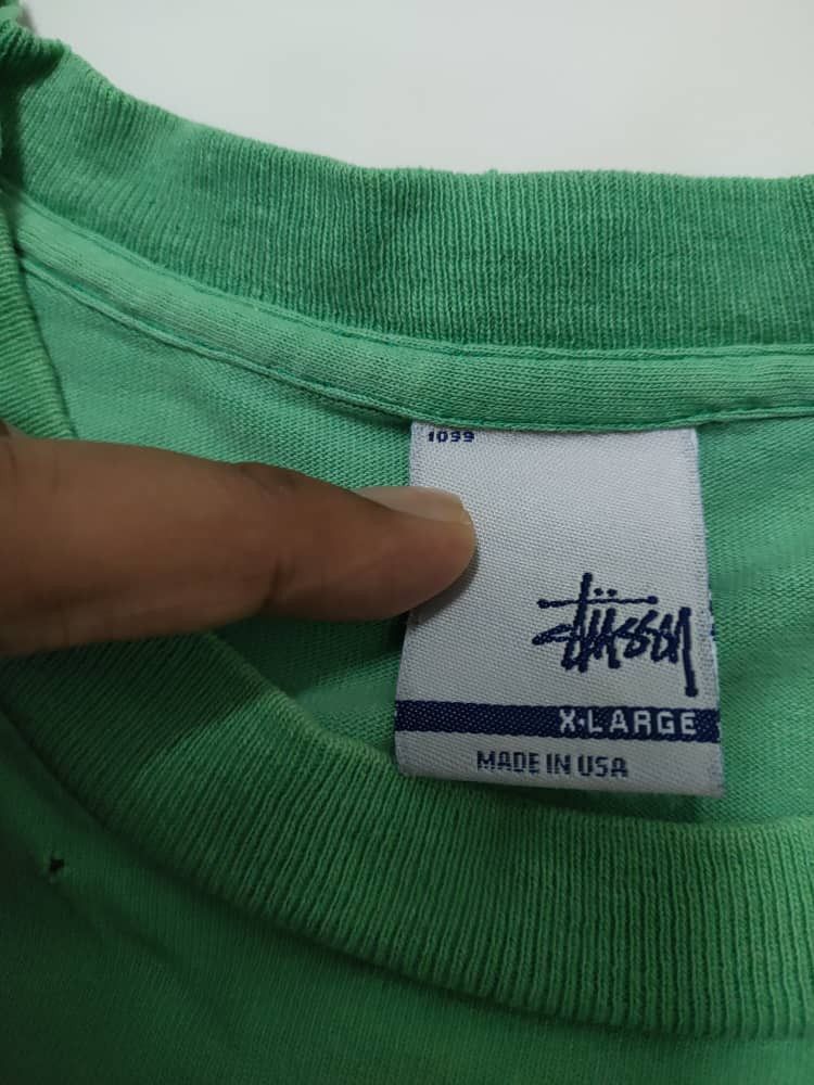 Other Vintage Stussy UK Tour Thrashed Distressed T Size US XL / EU 56 / 4 - 7 Thumbnail